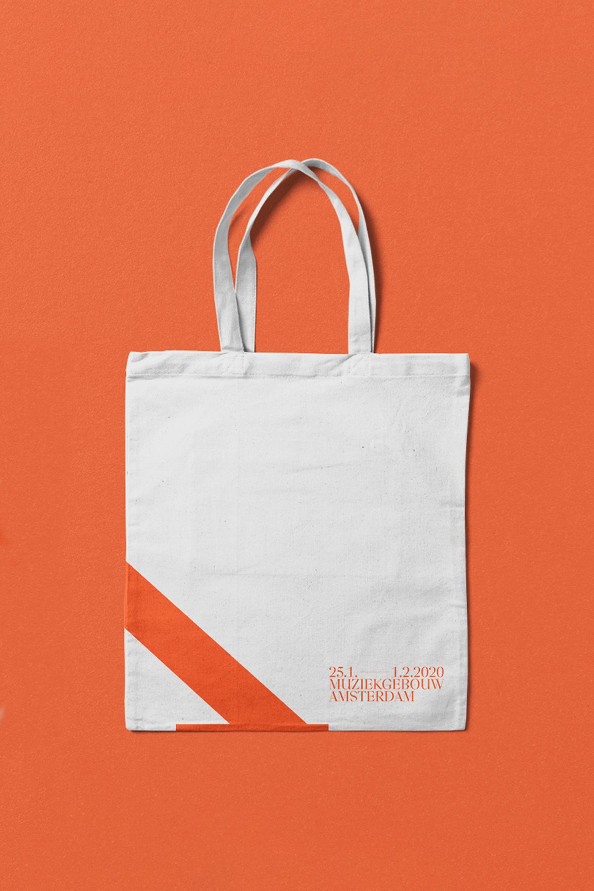 Amsterdam Bienali Tote Bag - White