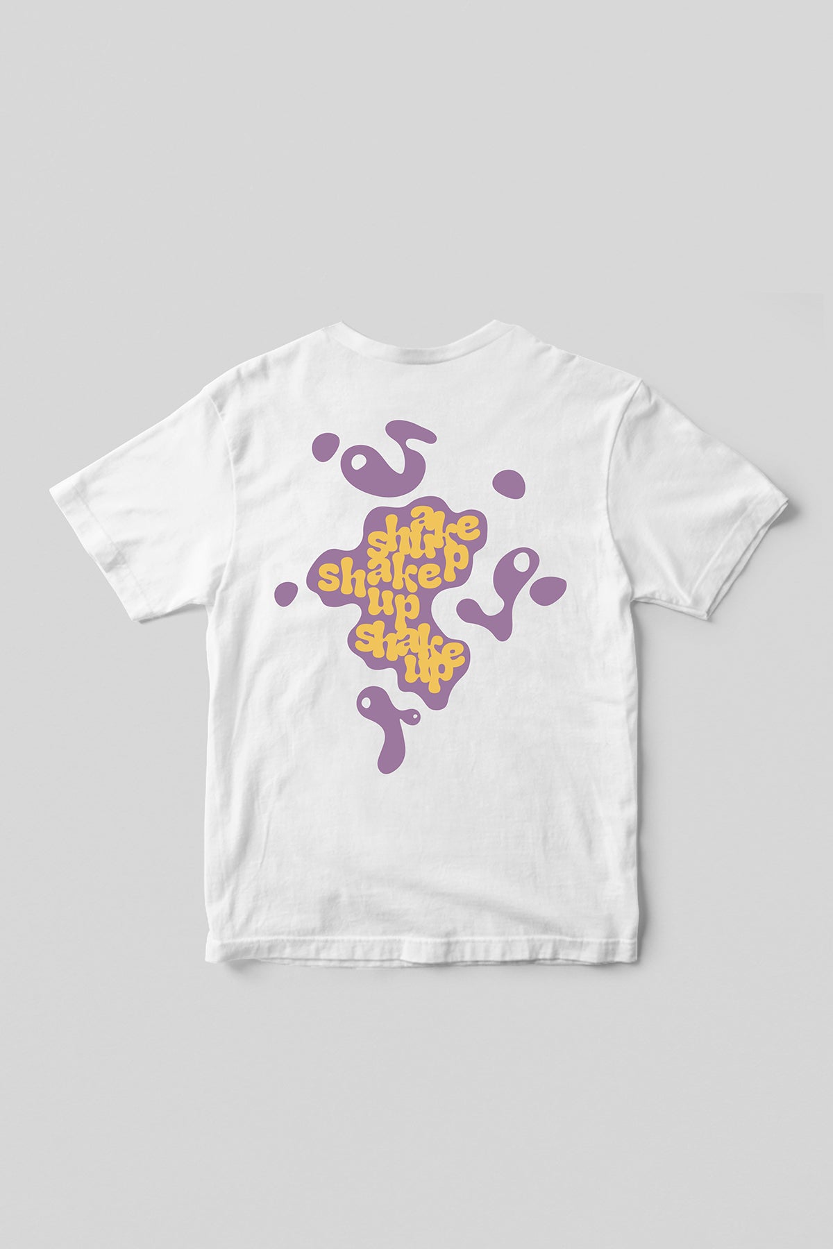 Shake Up Fruit Printing T-shirt - White