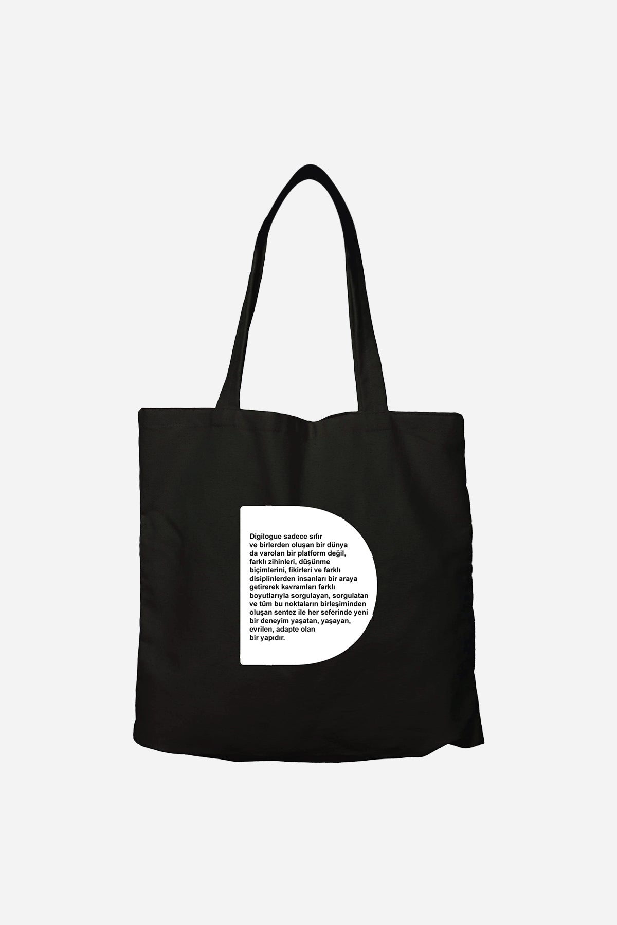 Digilogue Logo Tote Bag - Black