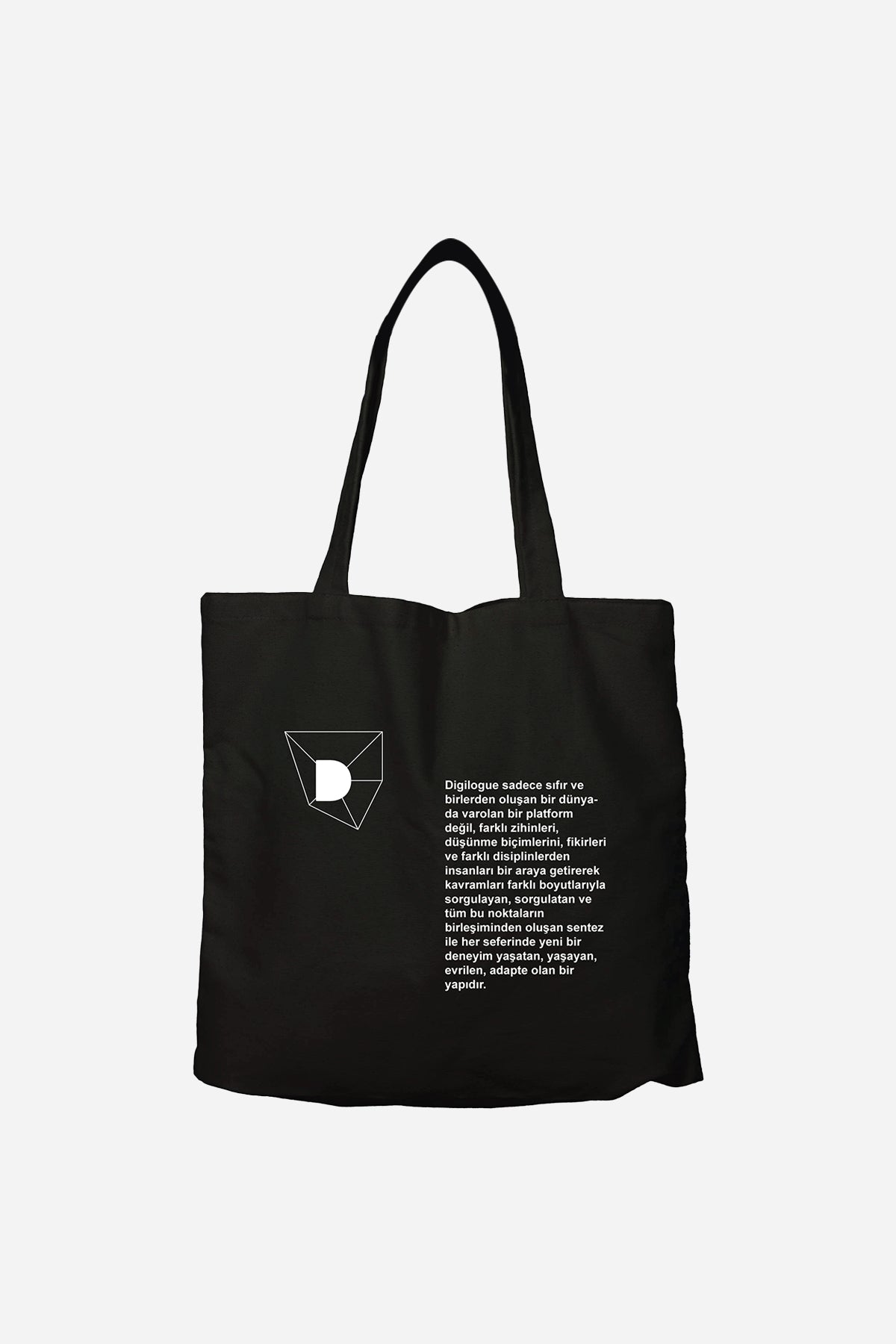 Digilogue Story Tote Bag - Black