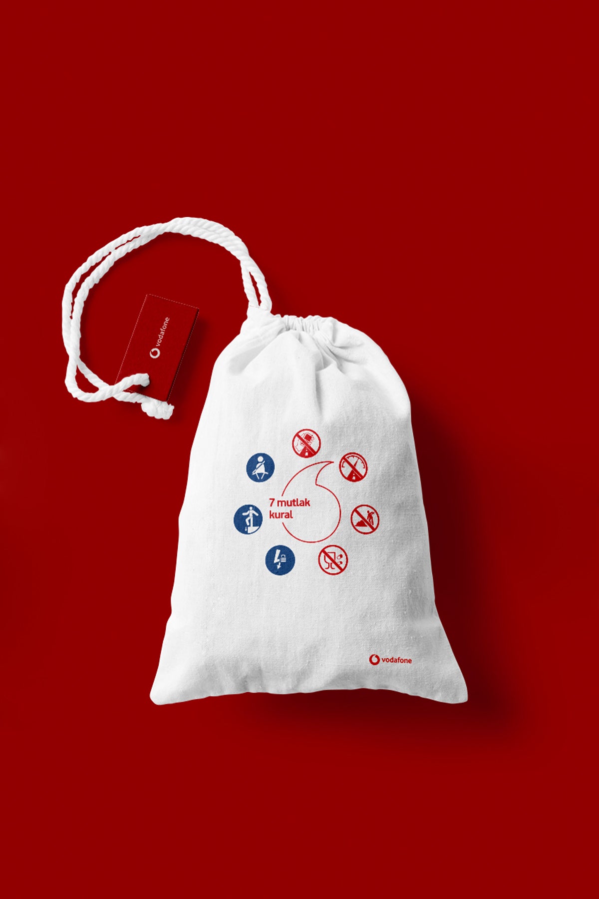 Vodafone Tyvek Bag - White