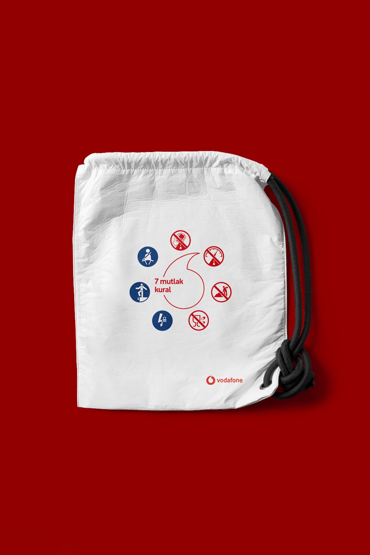 Vodafone Tyvek Bag - White