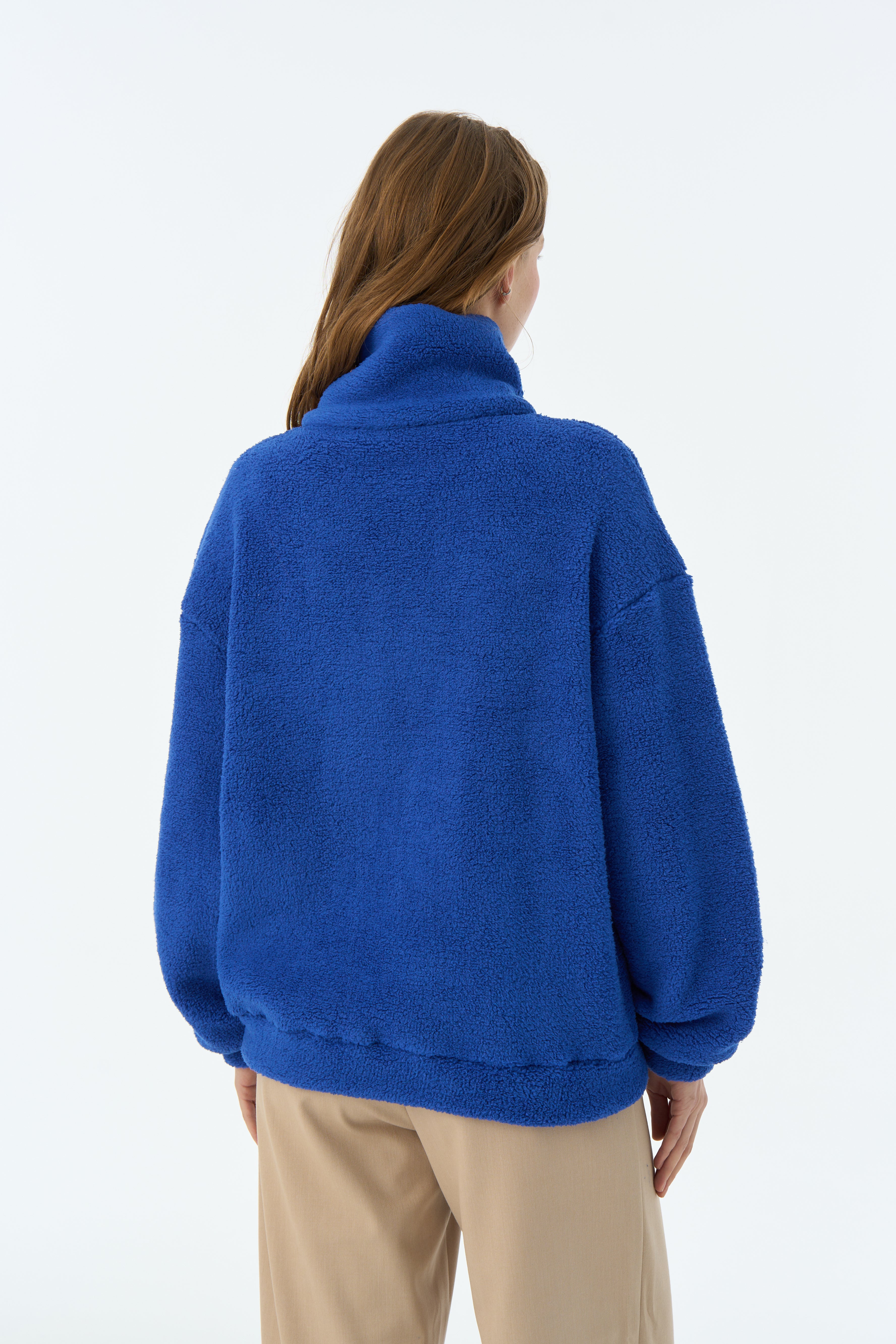 Sherpa Quarter-Zip Sweatshirt