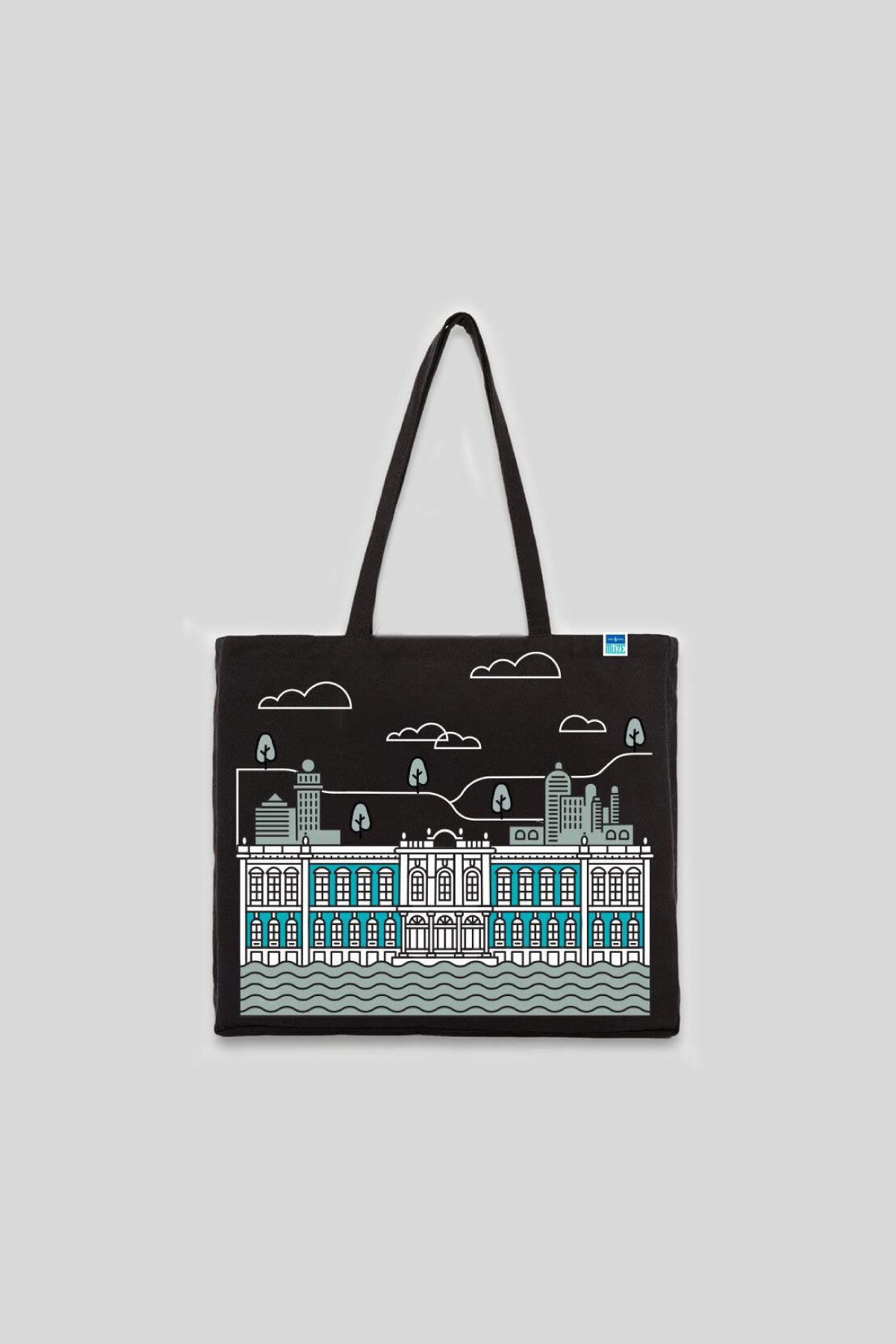 İş Bankası Museum Tote Bag Large - Black