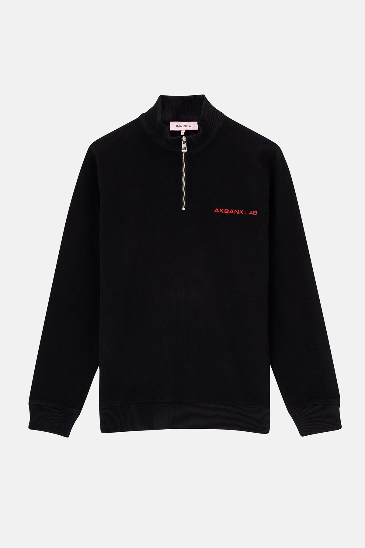 Akbank Quarter Zip Sweatshirt - Black