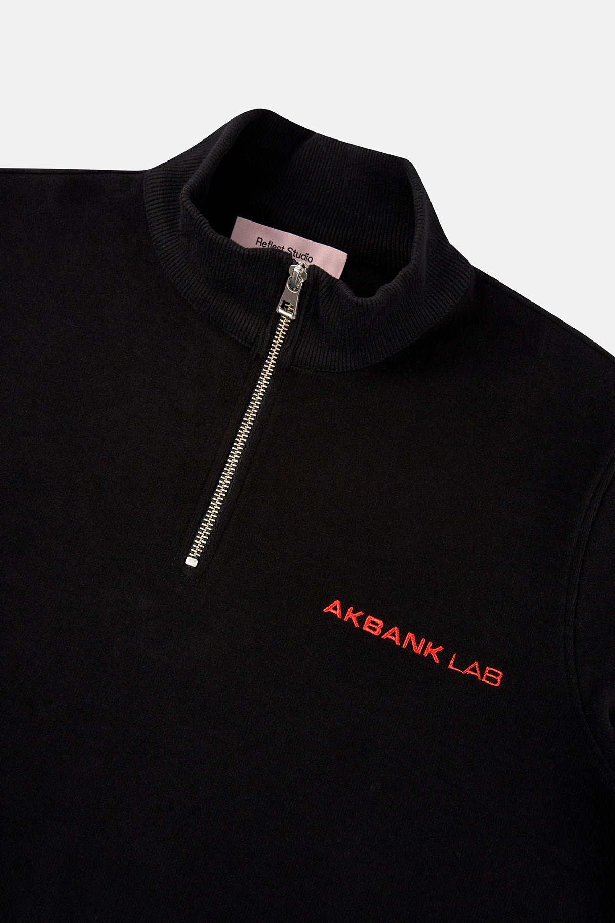 Akbank Quarter Zip Sweatshirt - Black