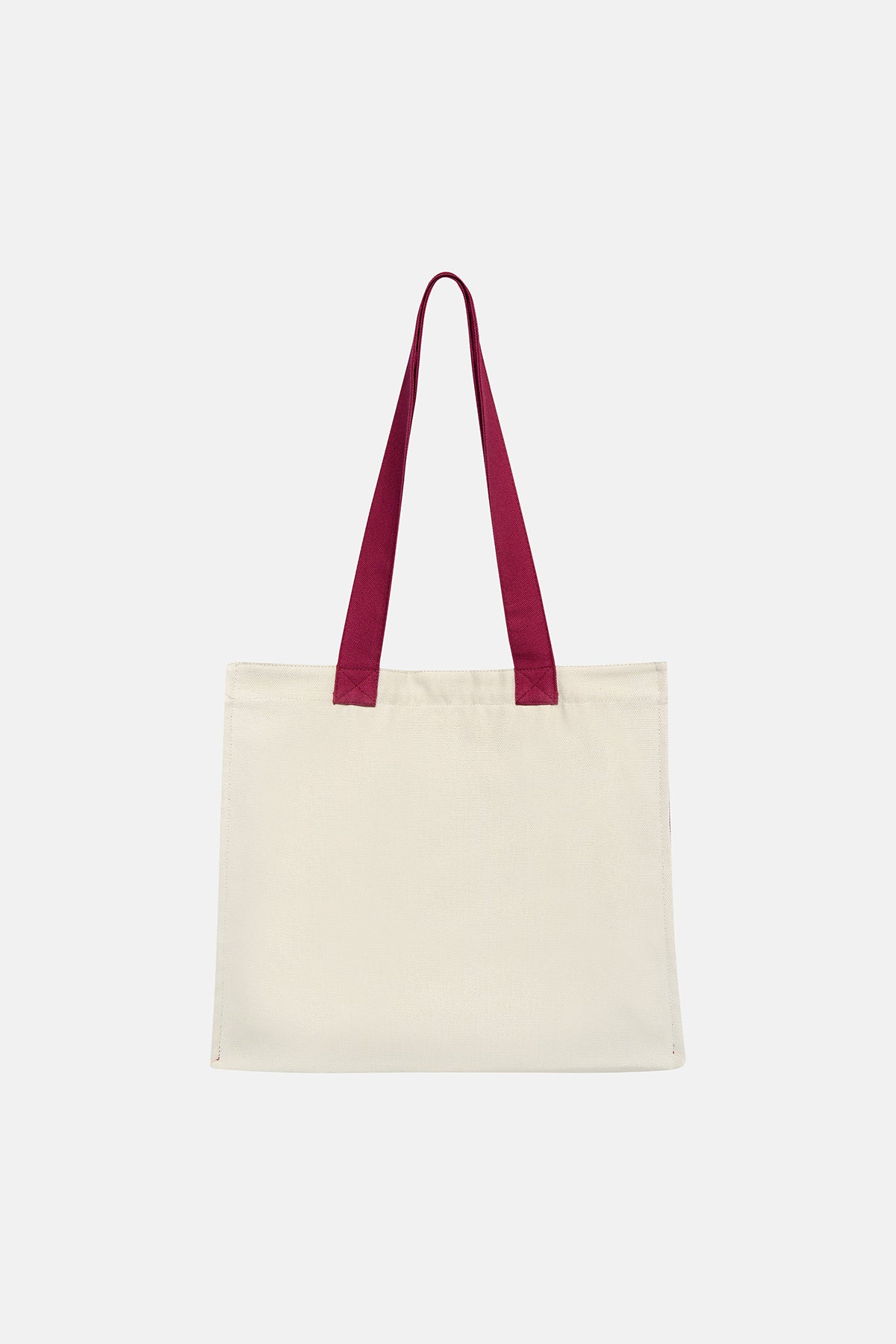 Algida Twister Tote Bag - Ecru/Fuchsia