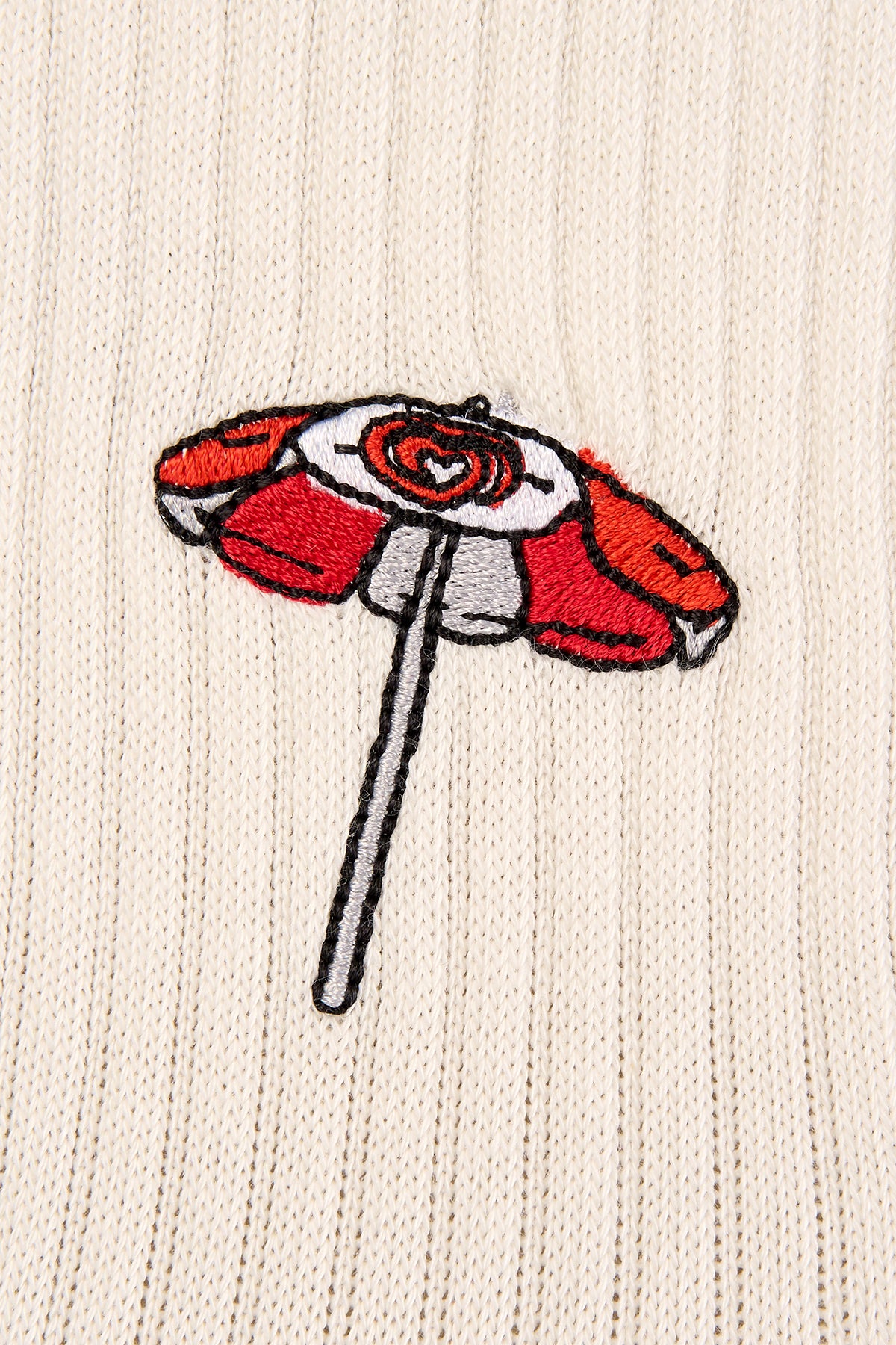 Algida Umbrella Socks - Ecru