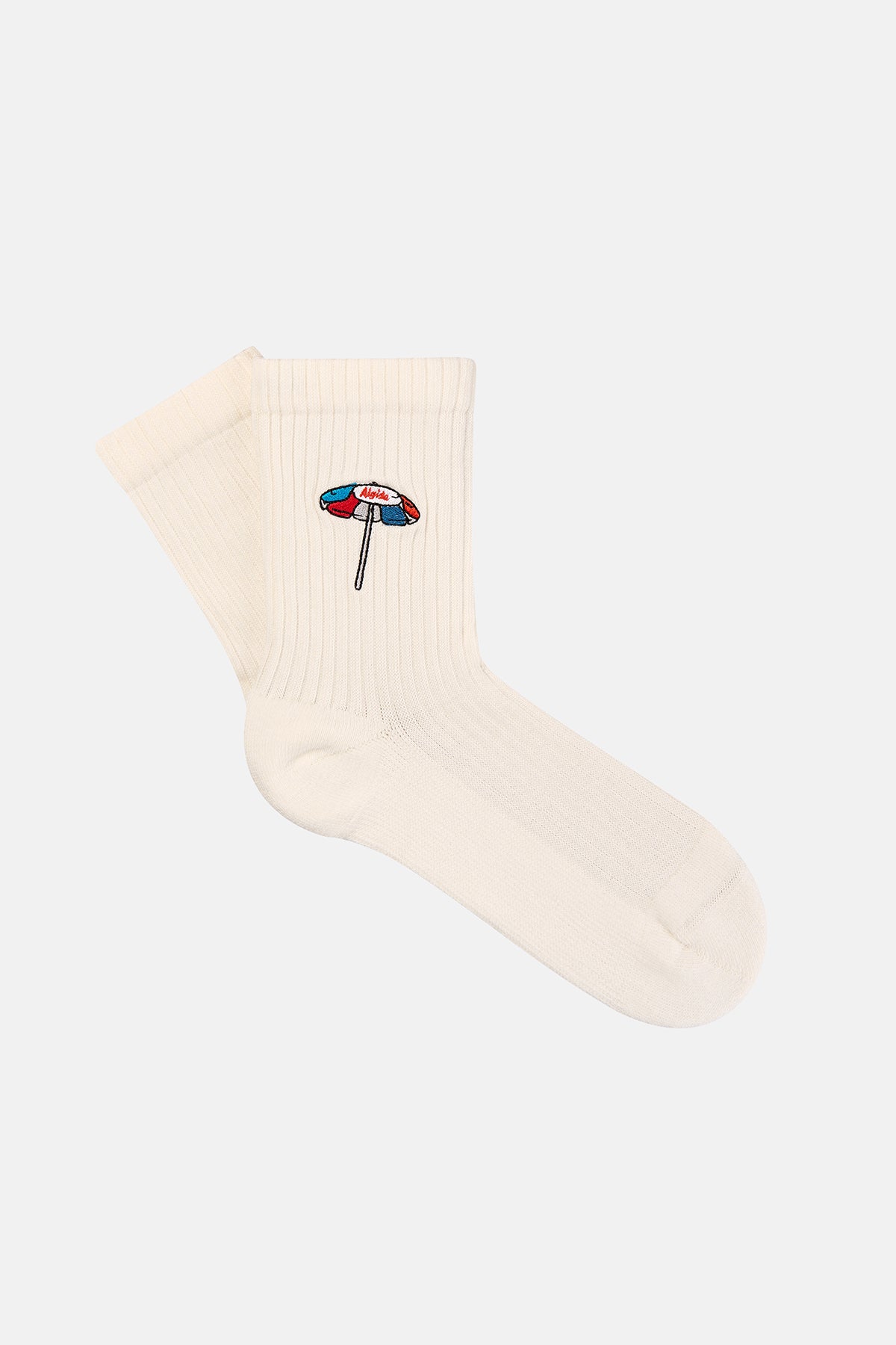 Algida Vintage Umbrella Socks - Ecru