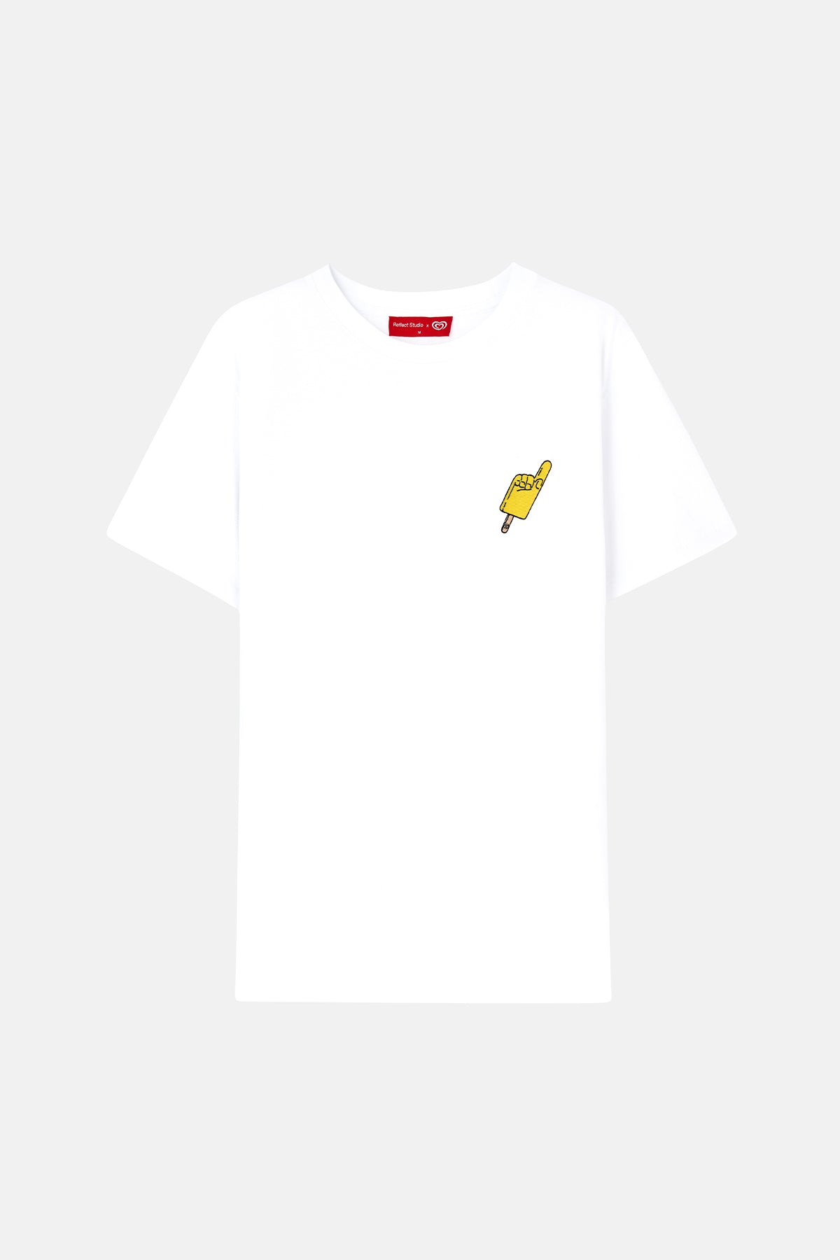 Algida Funny Finger T-shirt - White