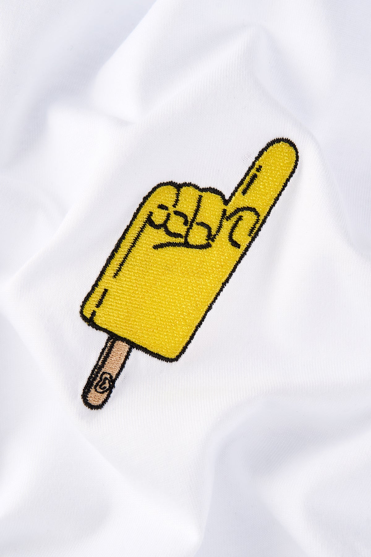 Algida Funny Finger T-shirt - White