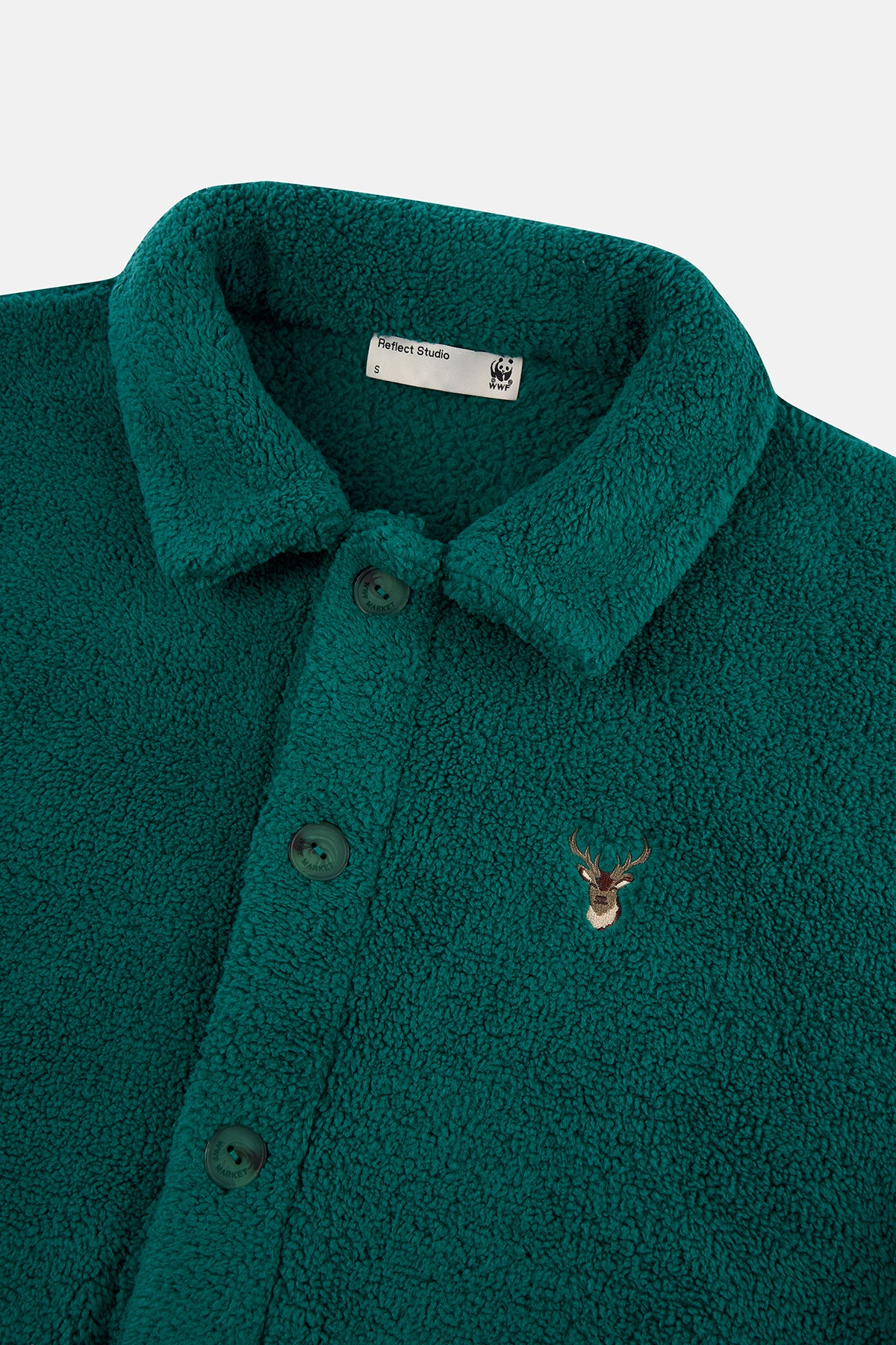 WWF Market Sherpa Jacket - Green