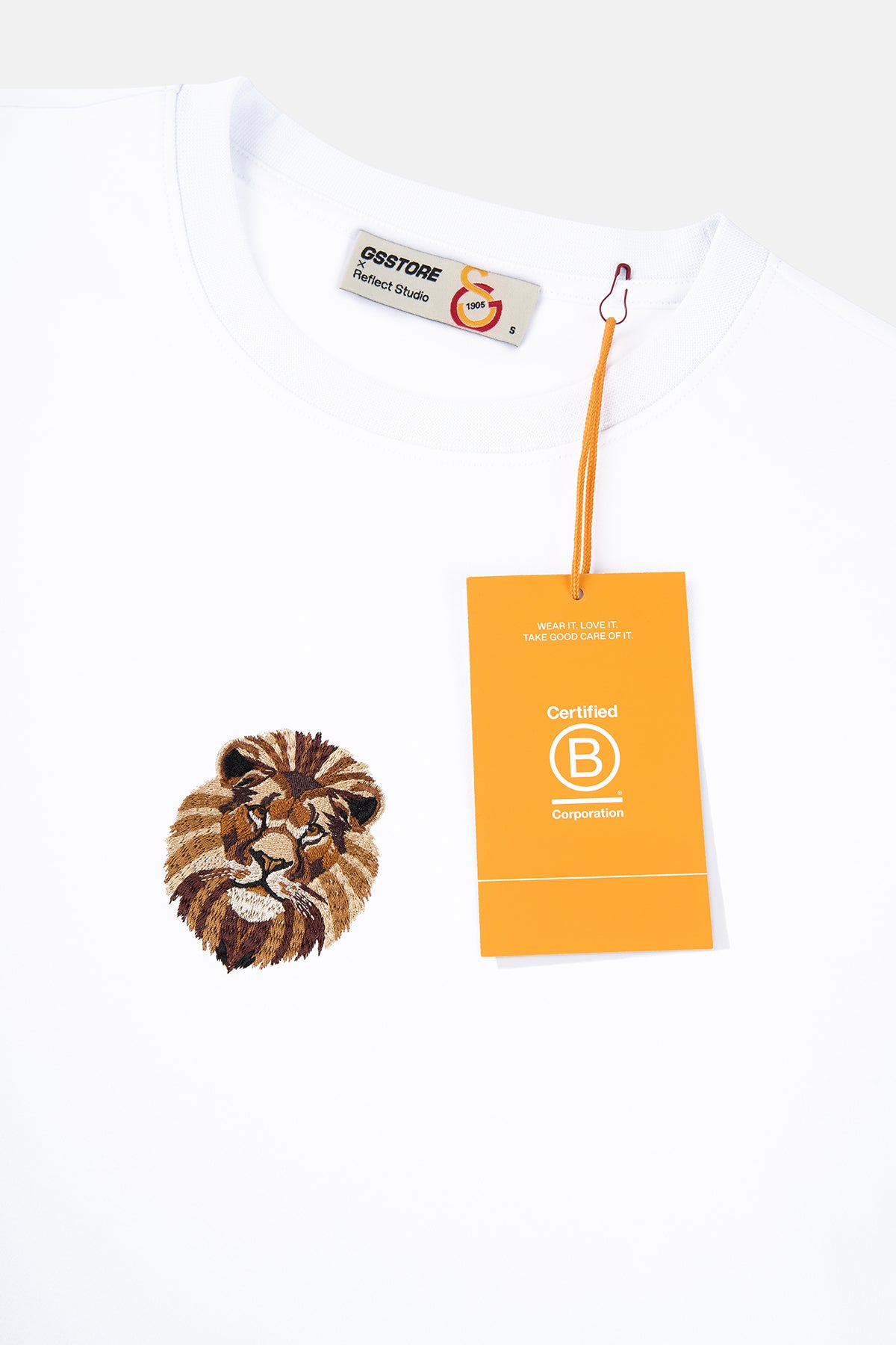 Galatasaray Aslan T-shirt - Beyaz