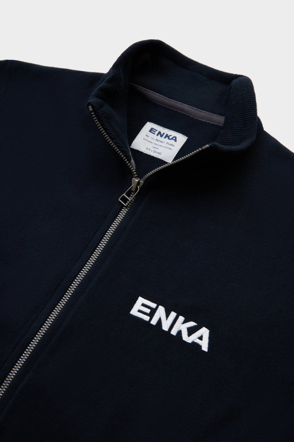 ENKA Full-Zip Sweatshirt - Dark Blue