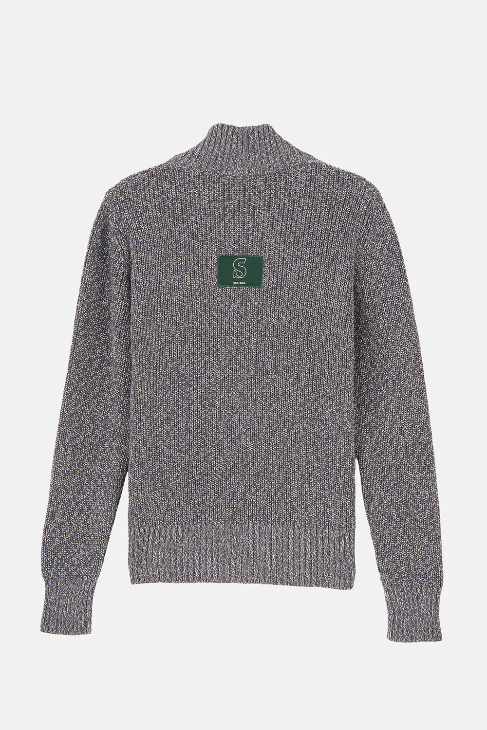 Socrates Full-Zip Knitwear - Gray