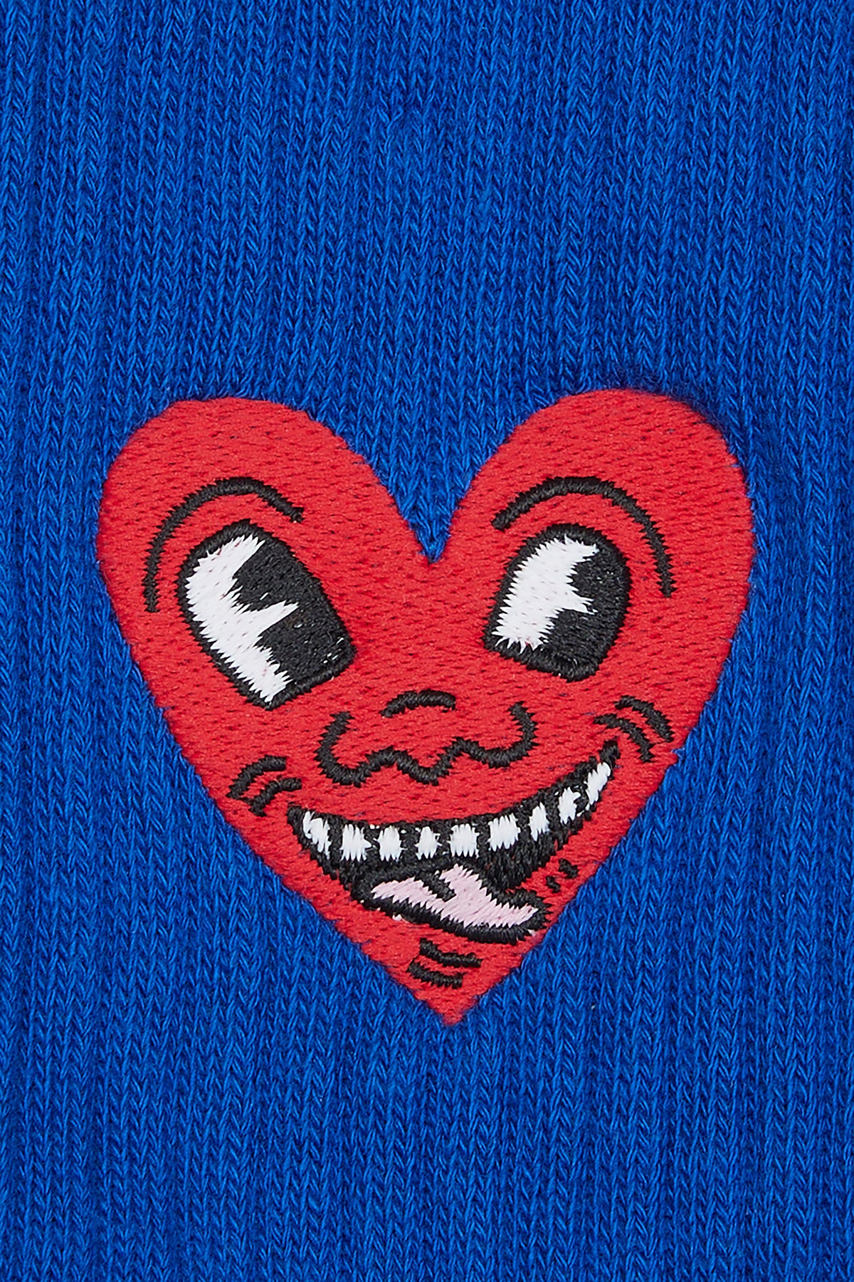 Keith Haring Sock - Night Blue