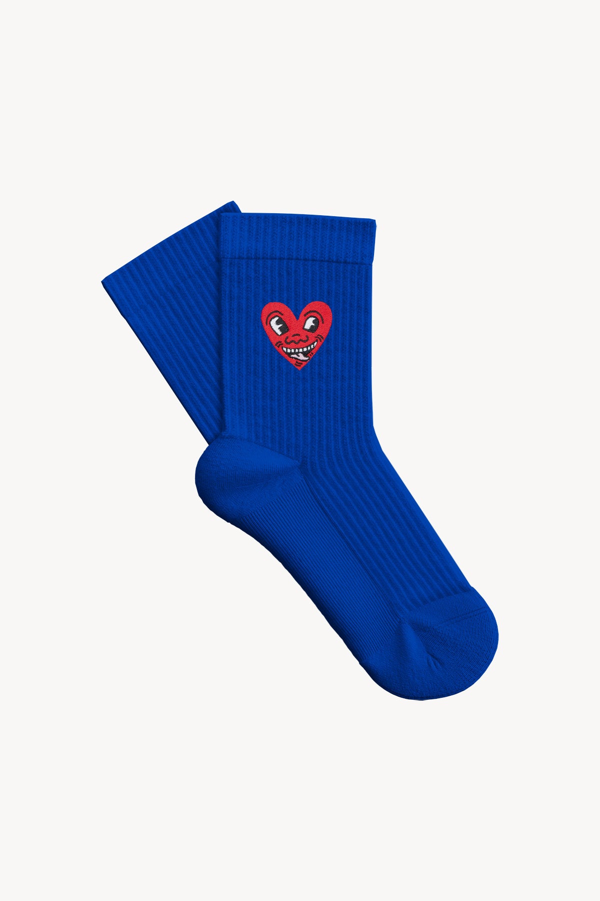 Keith Haring Sock - Night Blue