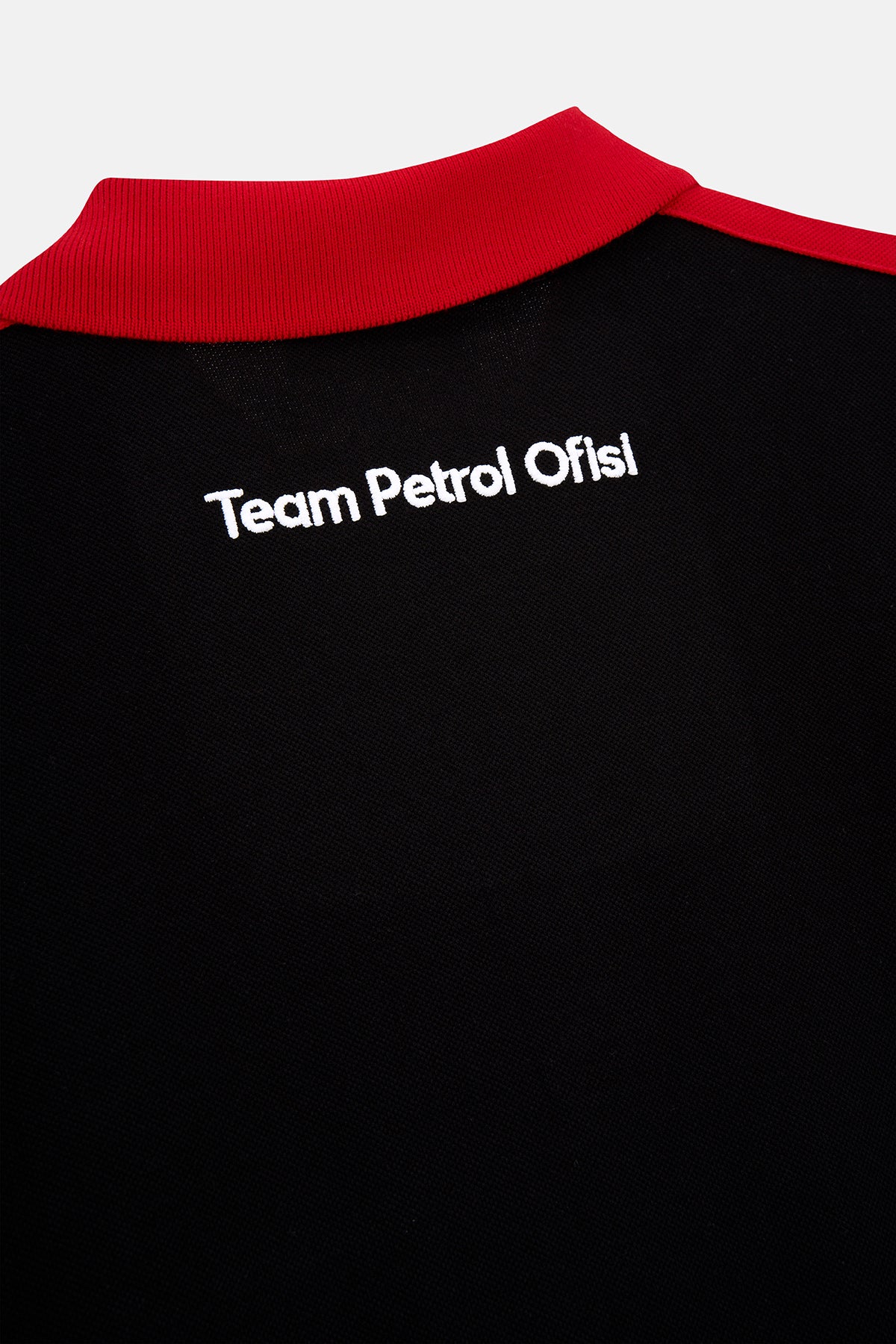 Petrol Ofisi Polo Yaka T-shirt - Red/Black