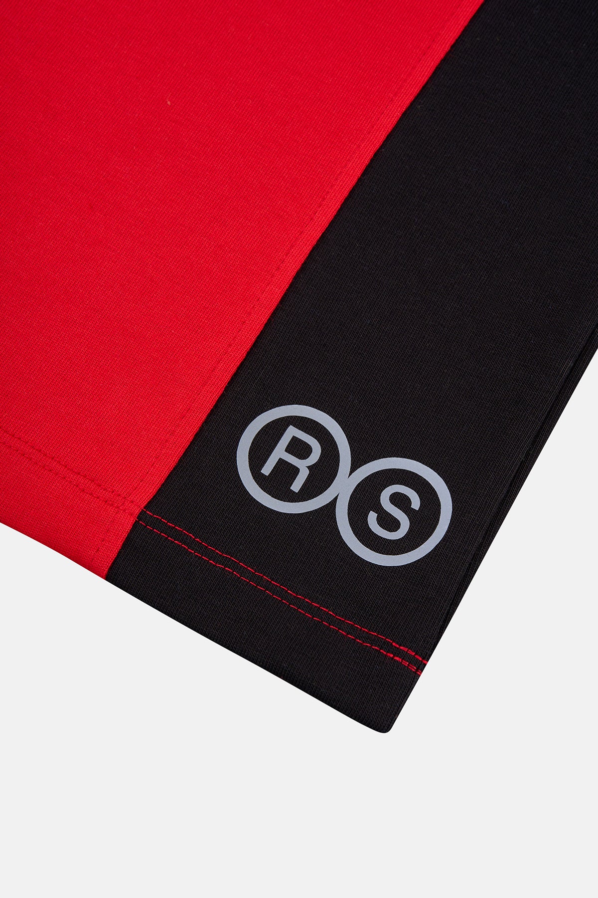 Petrol Ofisi Oversize Polo Yaka T-shirt - Red/Black