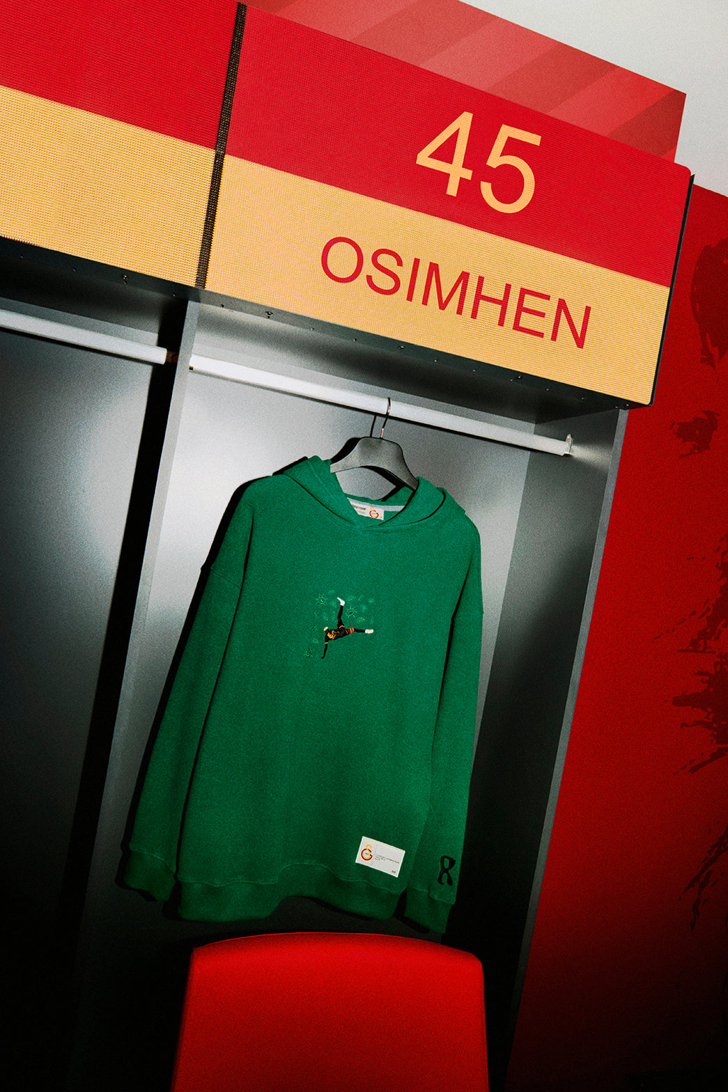 Galatasaray Osimhen Hoodie - Yeşil