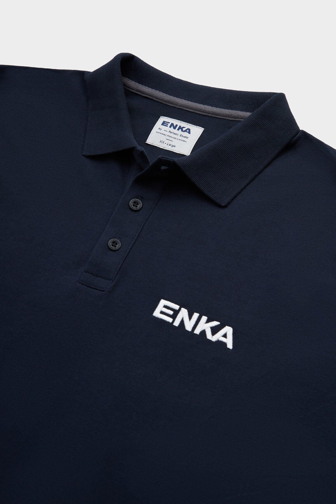 ENKA Polo T-shirt - Dark Blue