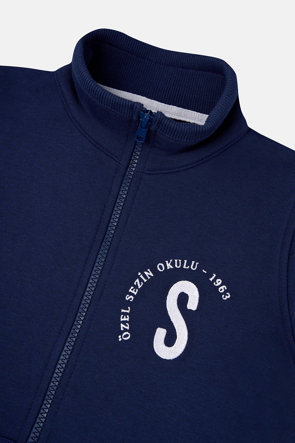 Sezin Schoool Full-Zip Sweatshirt - Navy Blue