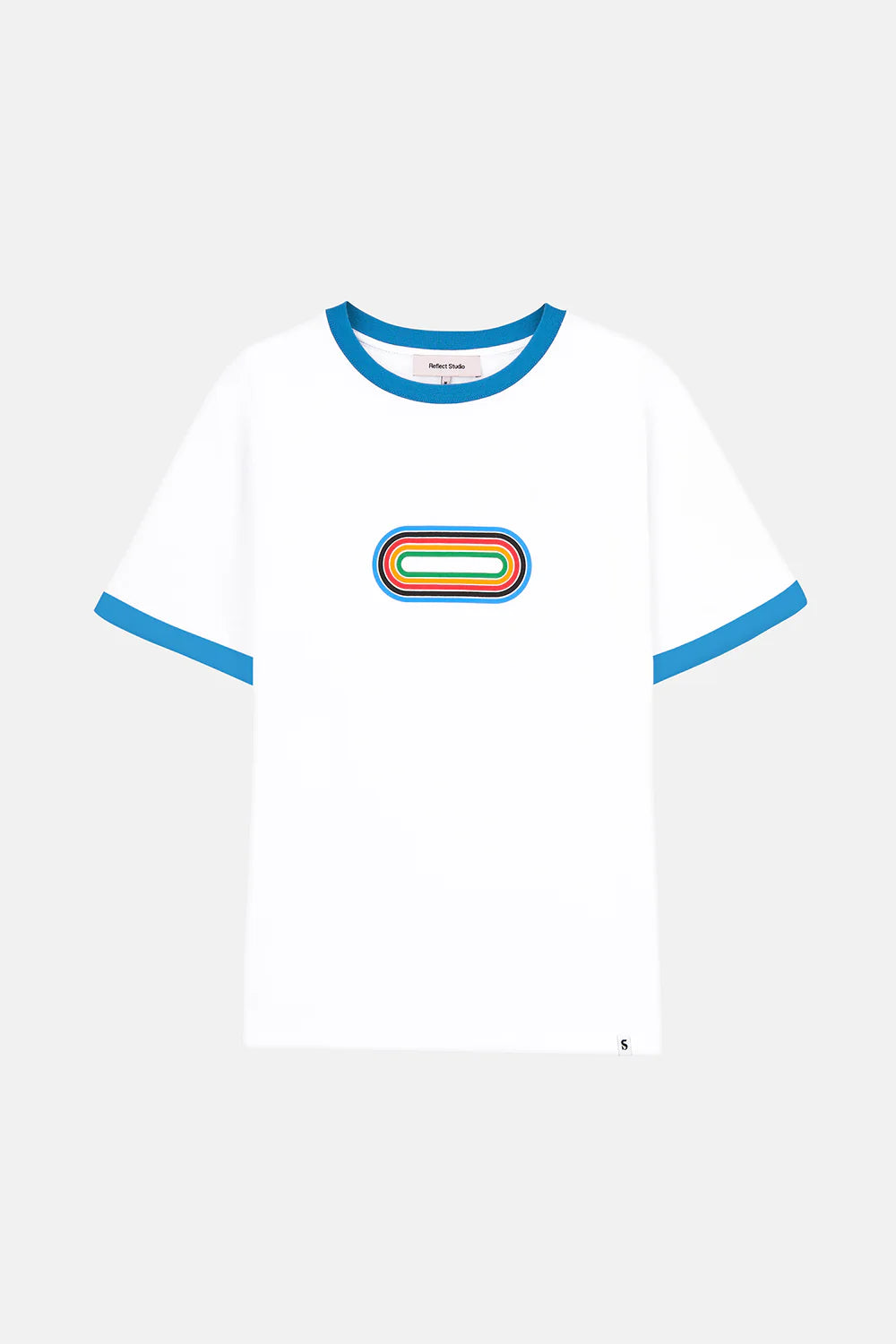 Socrates Tracks Crop T-shirt - White