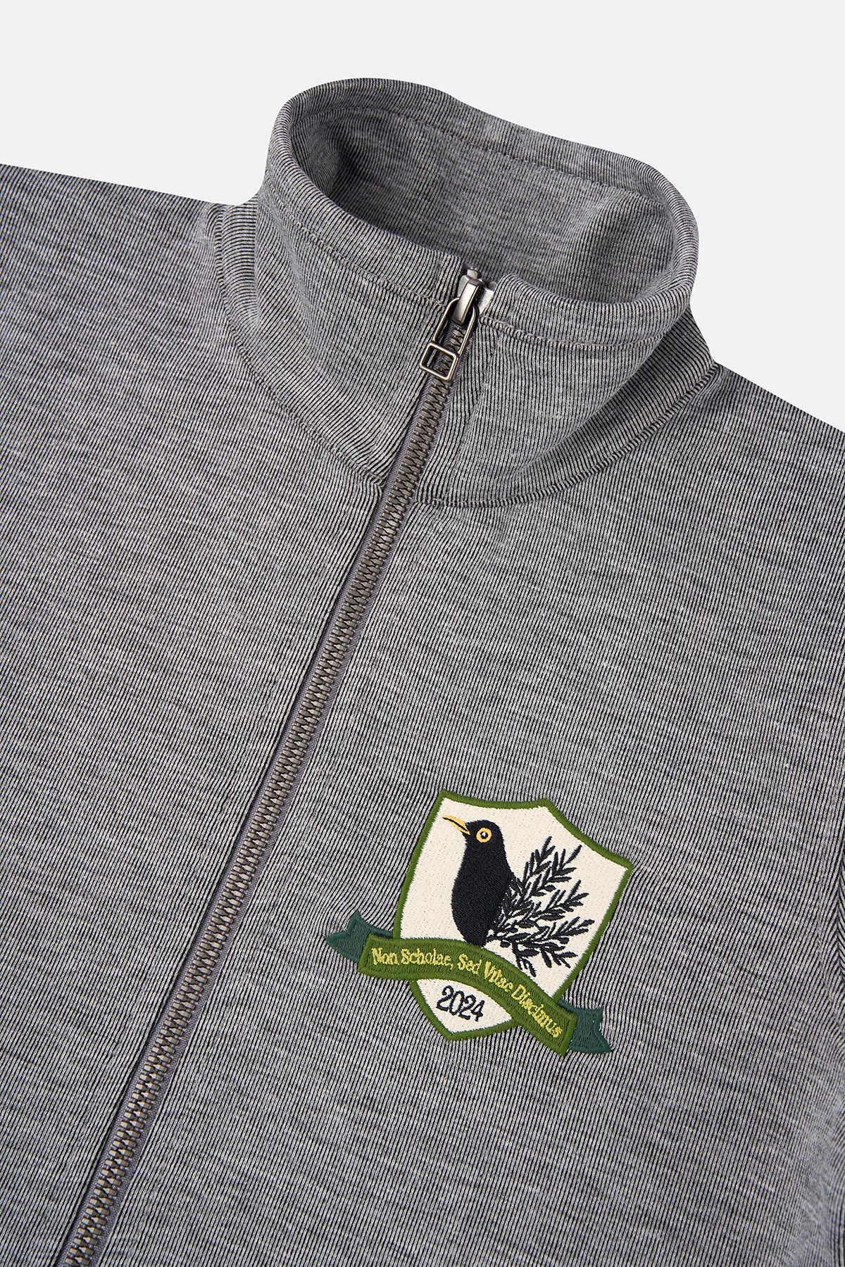 Zeytin Ağacı Full-Zip Sweatshirt - Gray