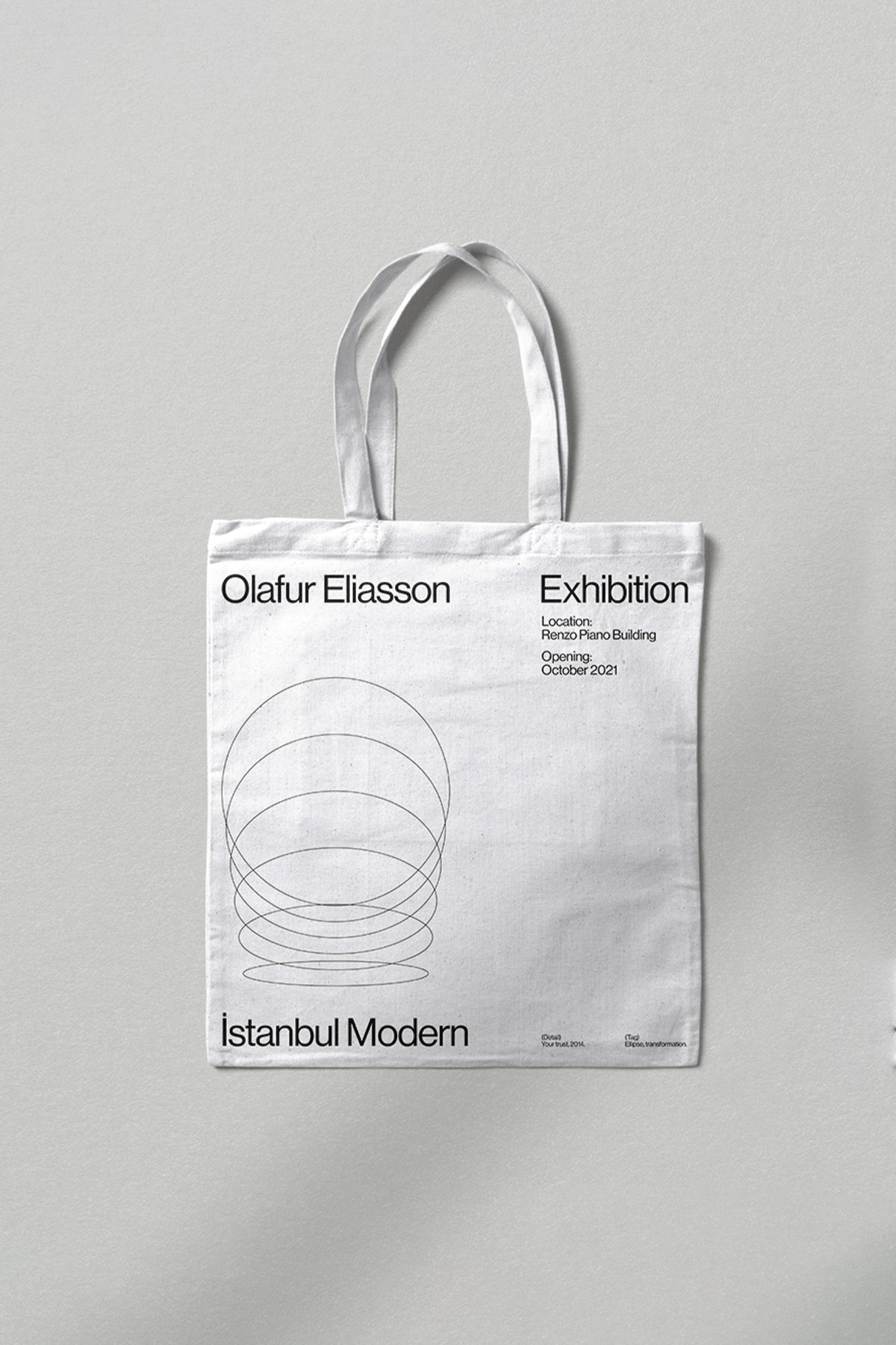 Olafur Tote Bag - White