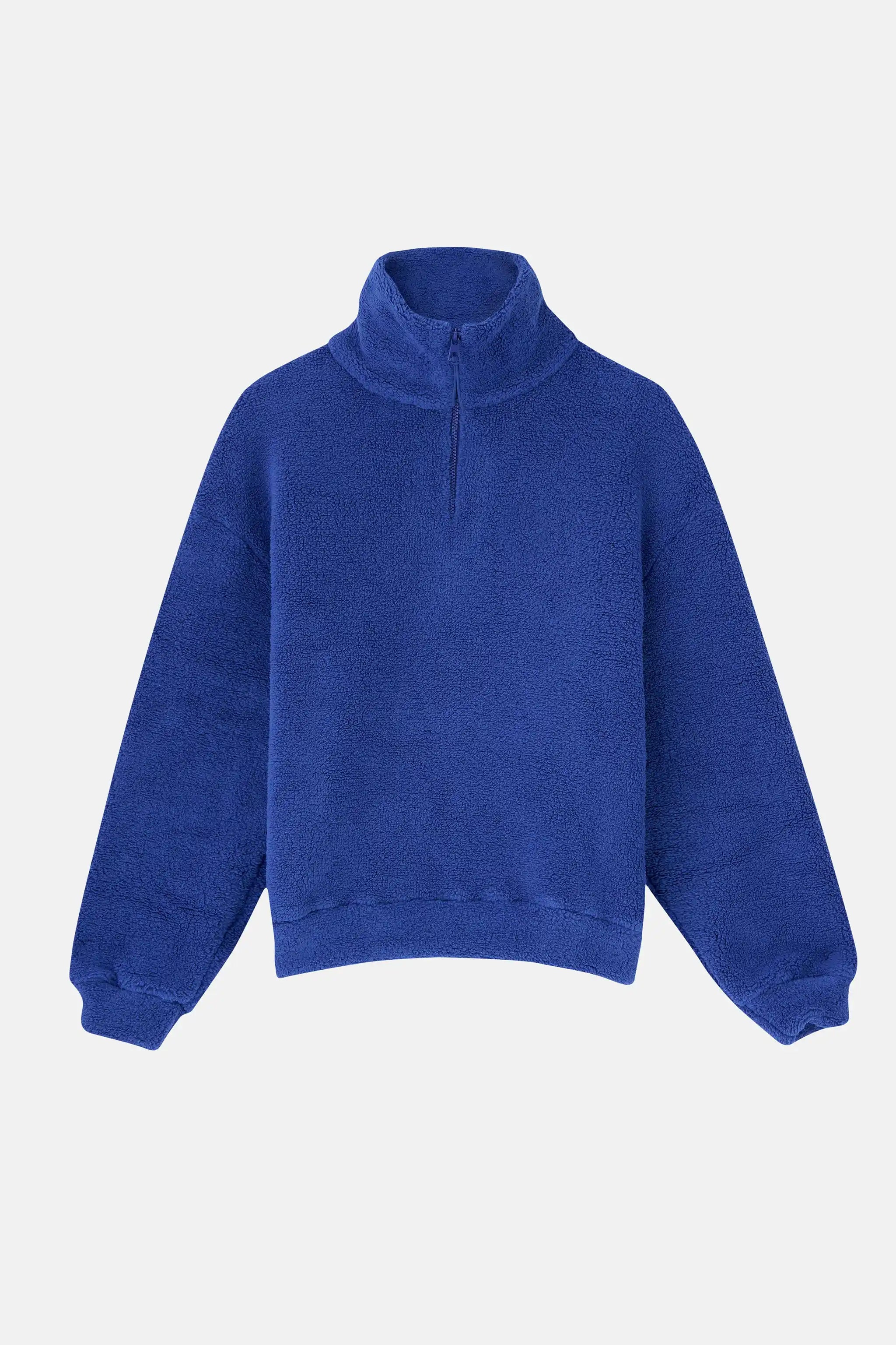 Sherpa Quarter-Zip Sweatshirt