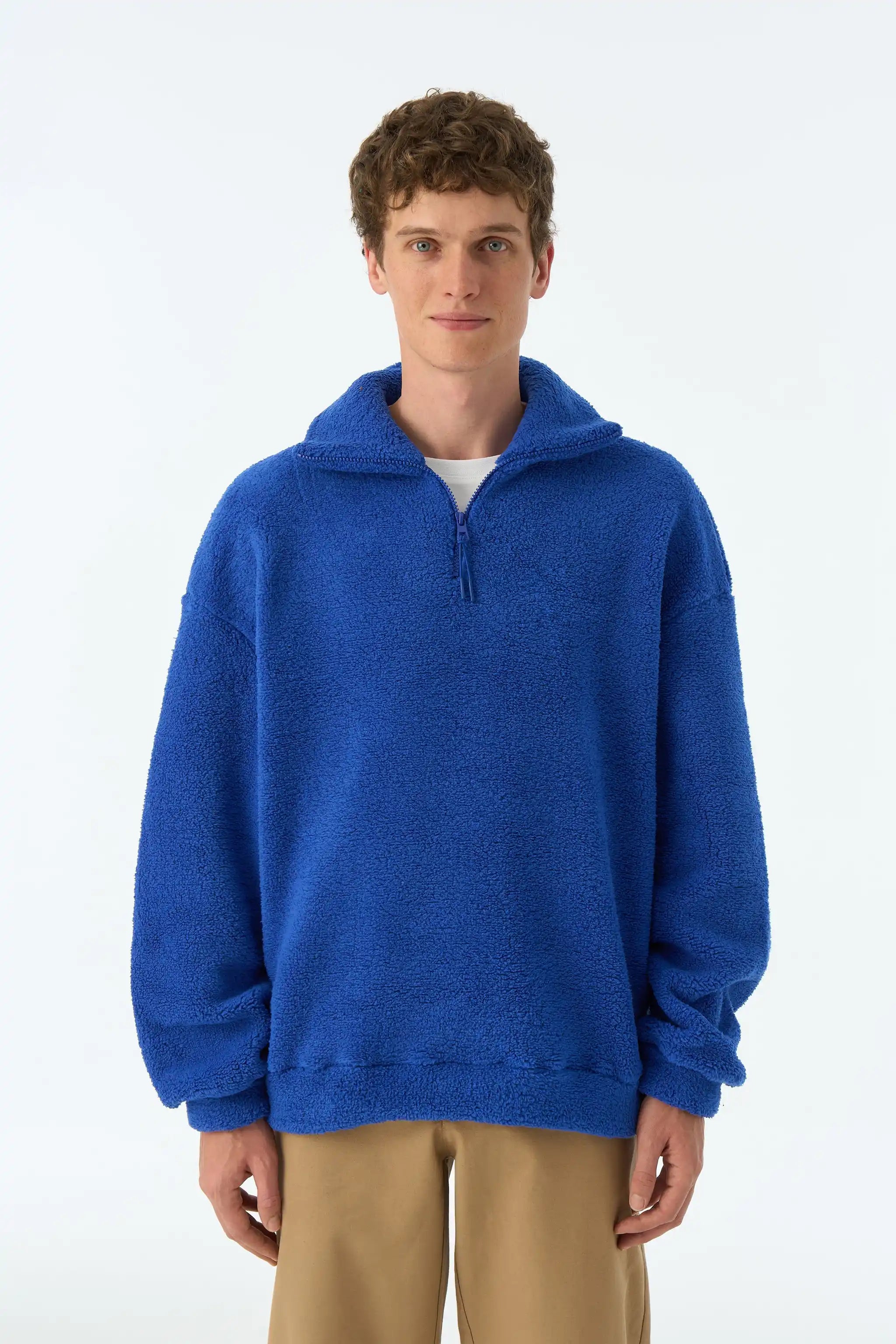 Sherpa Quarter-Zip Sweatshirt