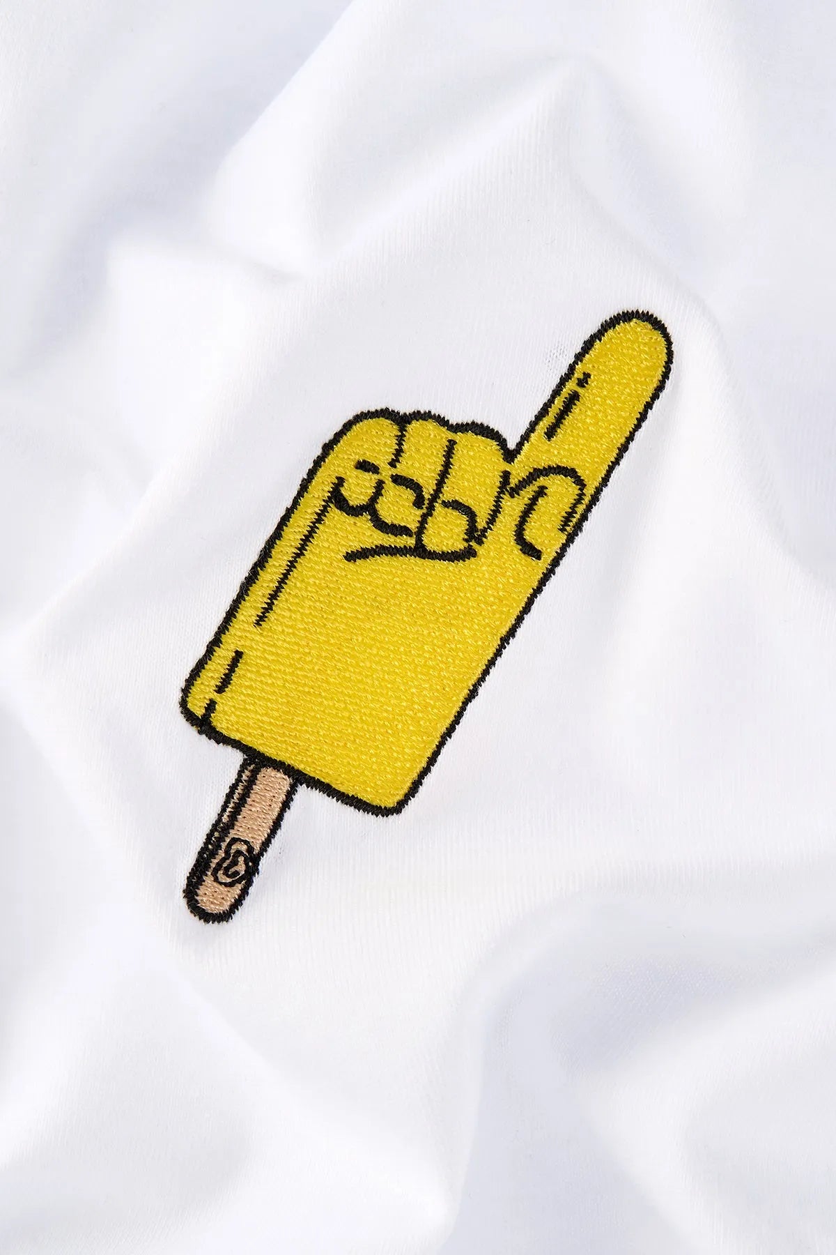 Algida Funny Finger T-shirt - White