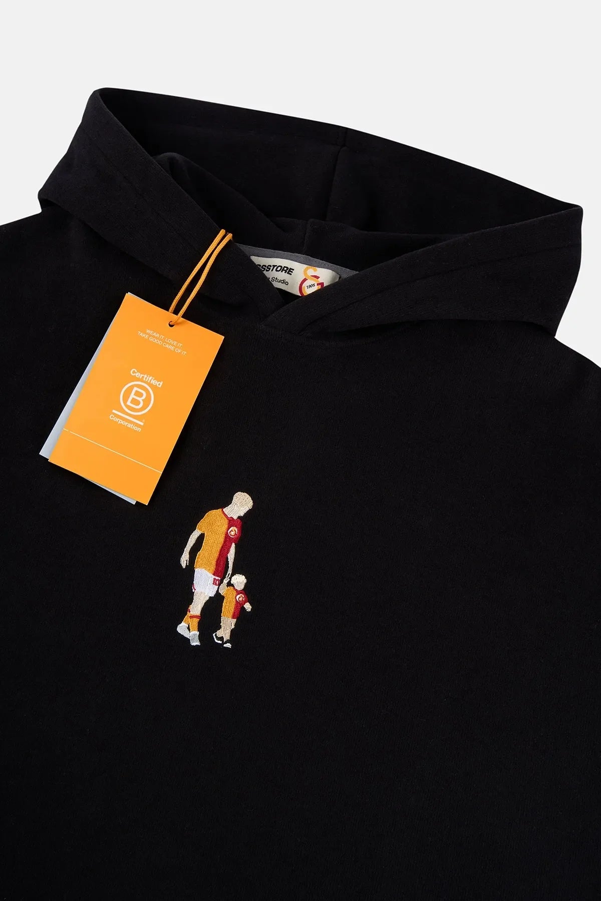 Galatasaray Mertens & Ciro Hoodie - Siyah