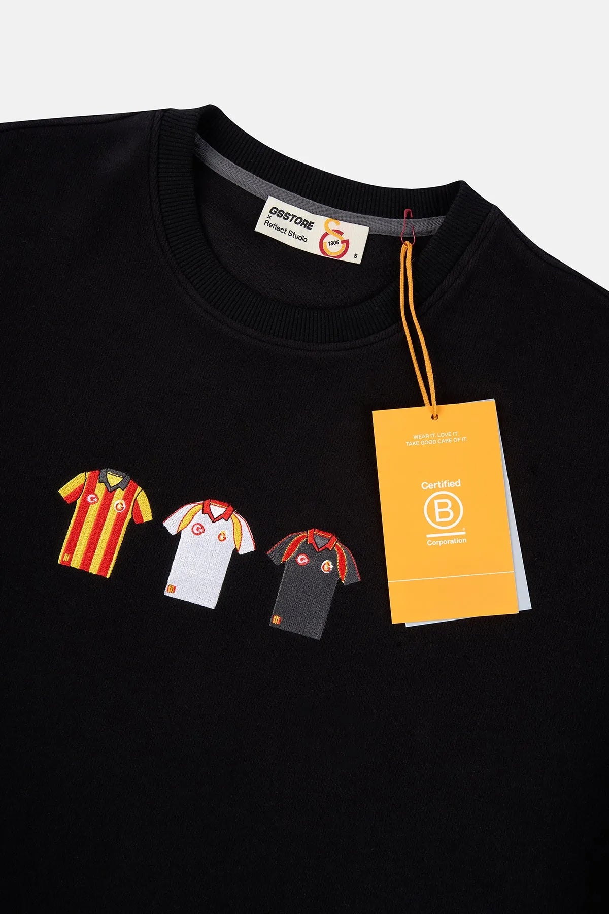 Galatasaray 99-00 Forma Set Sweatshirt - Siyah