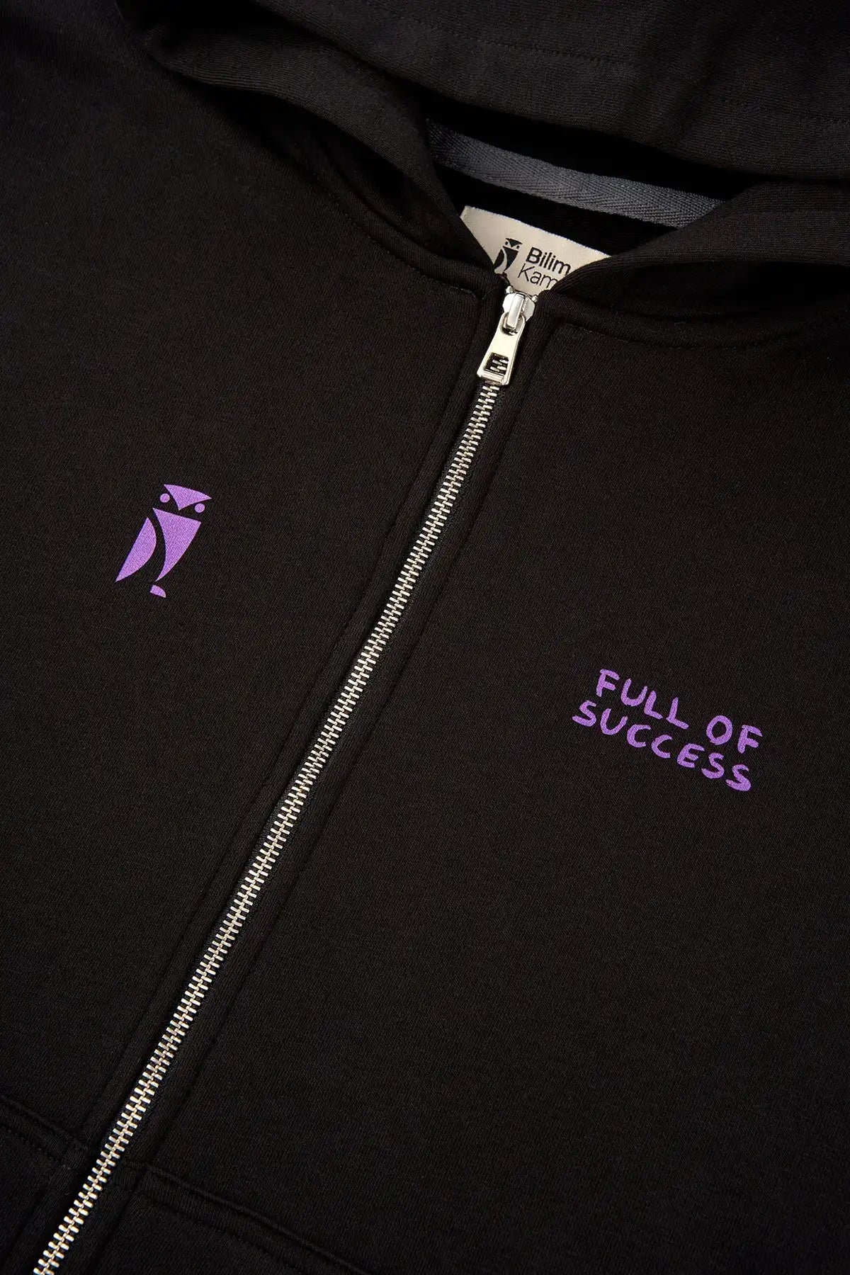 Bilim Koleji Full-Zip Hoodie - Siyah