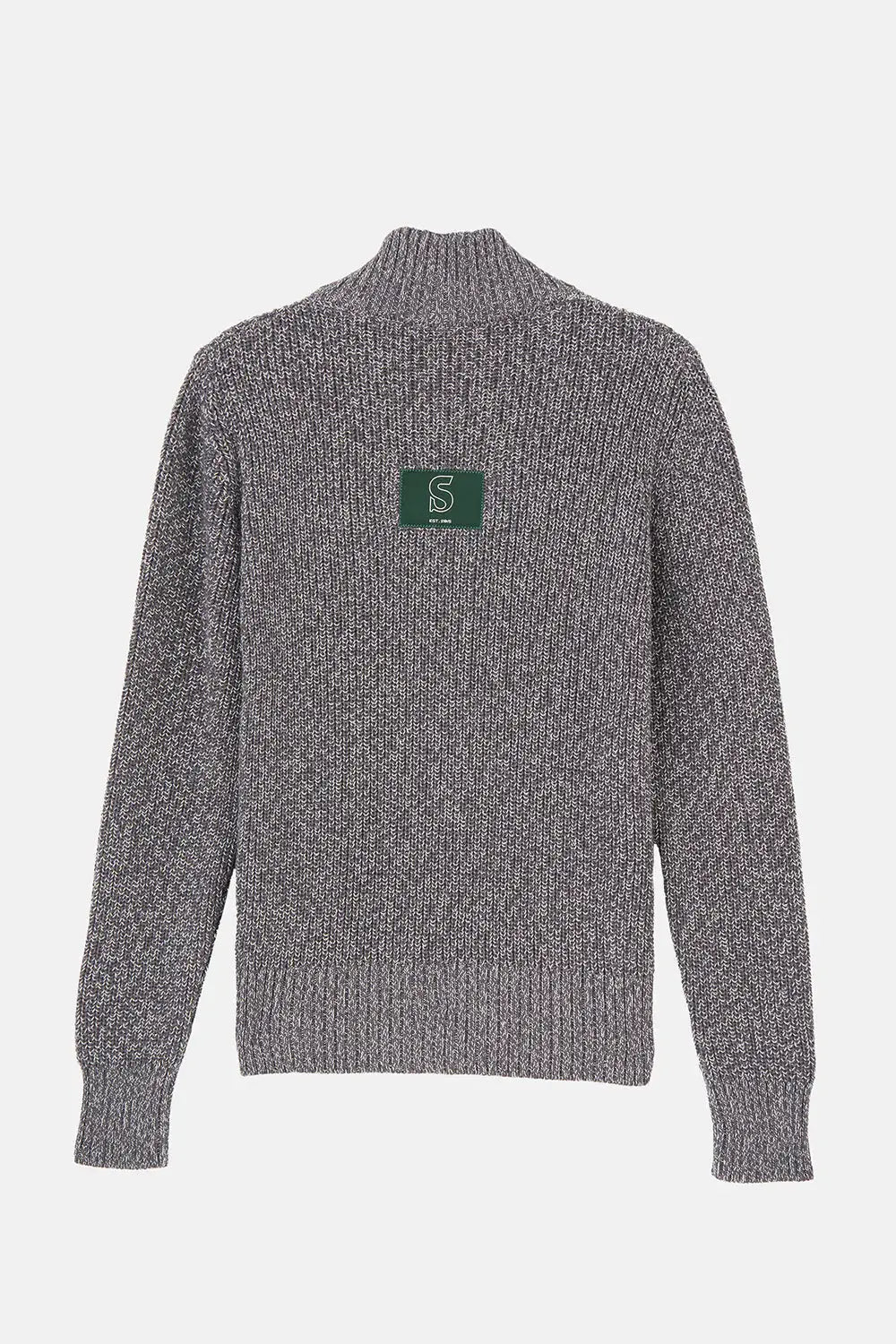 Socrates Full-Zip Knitwear - Gray