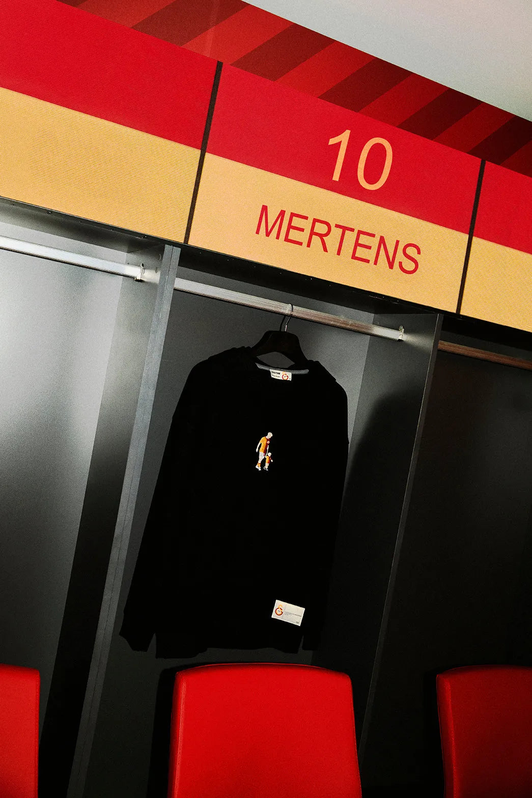 Galatasaray Mertens & Ciro Hoodie - Siyah