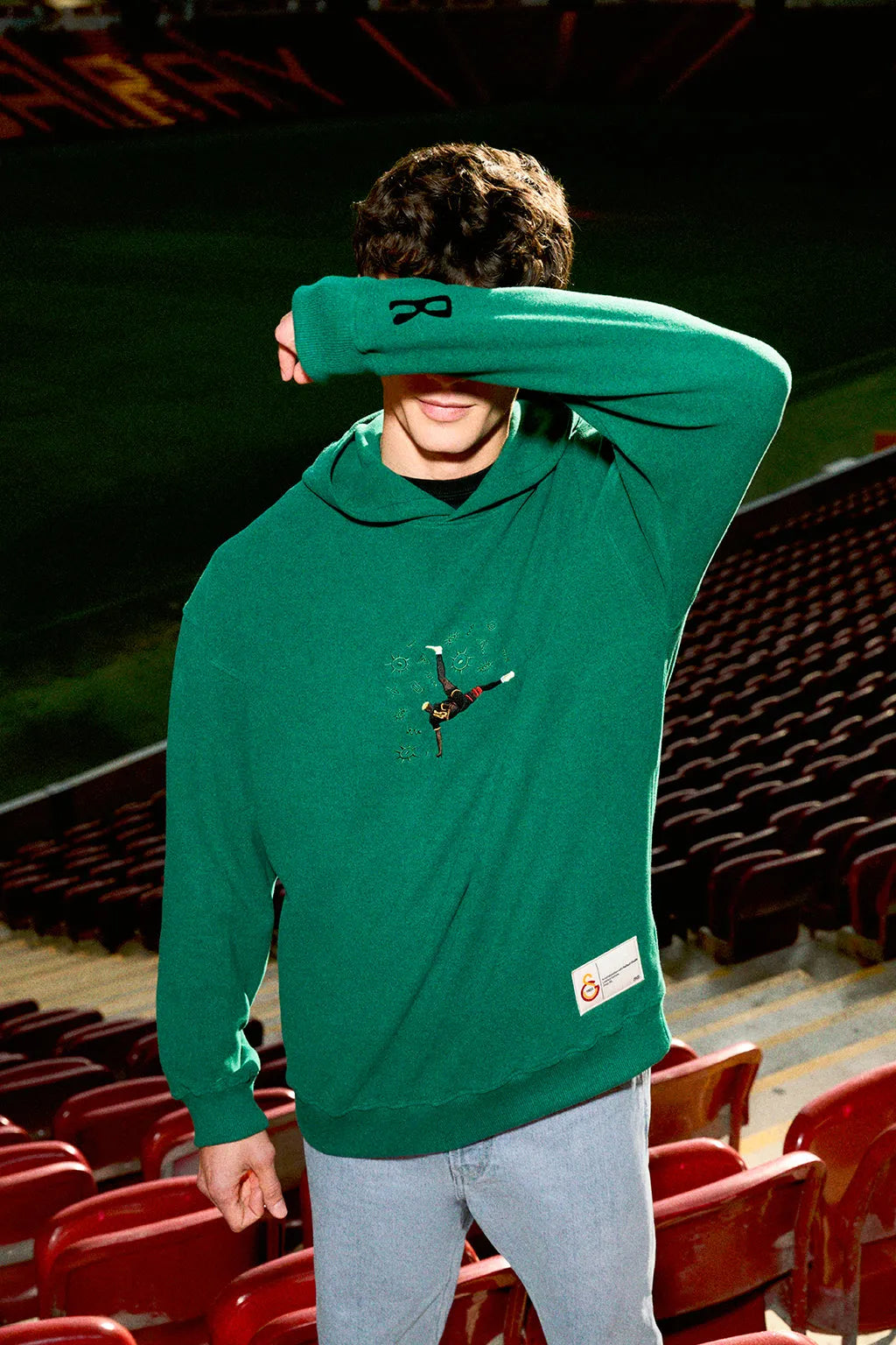 Galatasaray Osimhen Hoodie - Yeşil