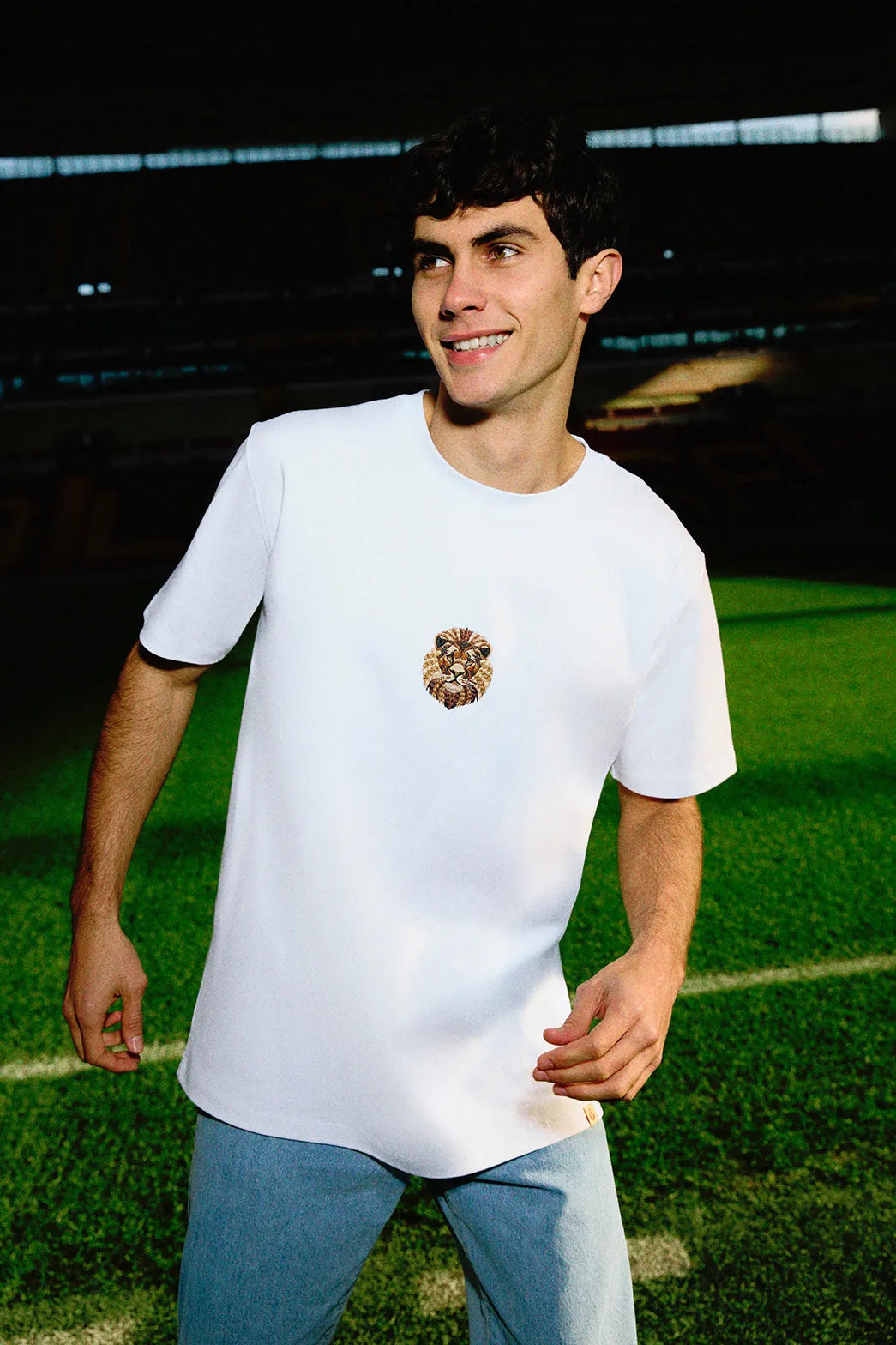 Galatasaray Aslan T-shirt - Beyaz