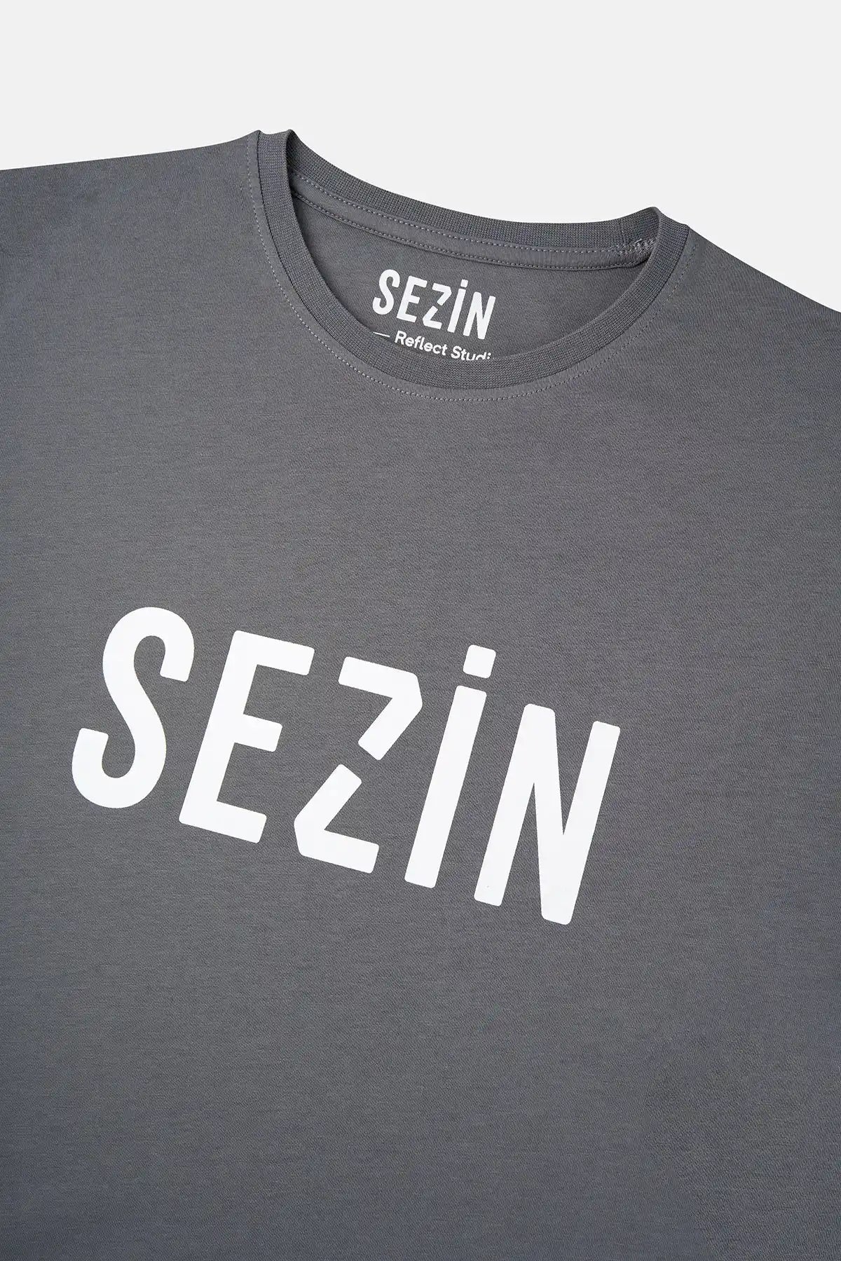 Sezin Okulları Uzun Kollu T-shirt - Gri