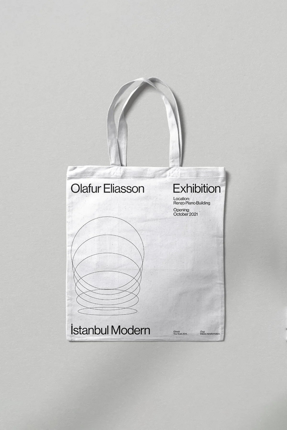 Olafur Tote Bag - White