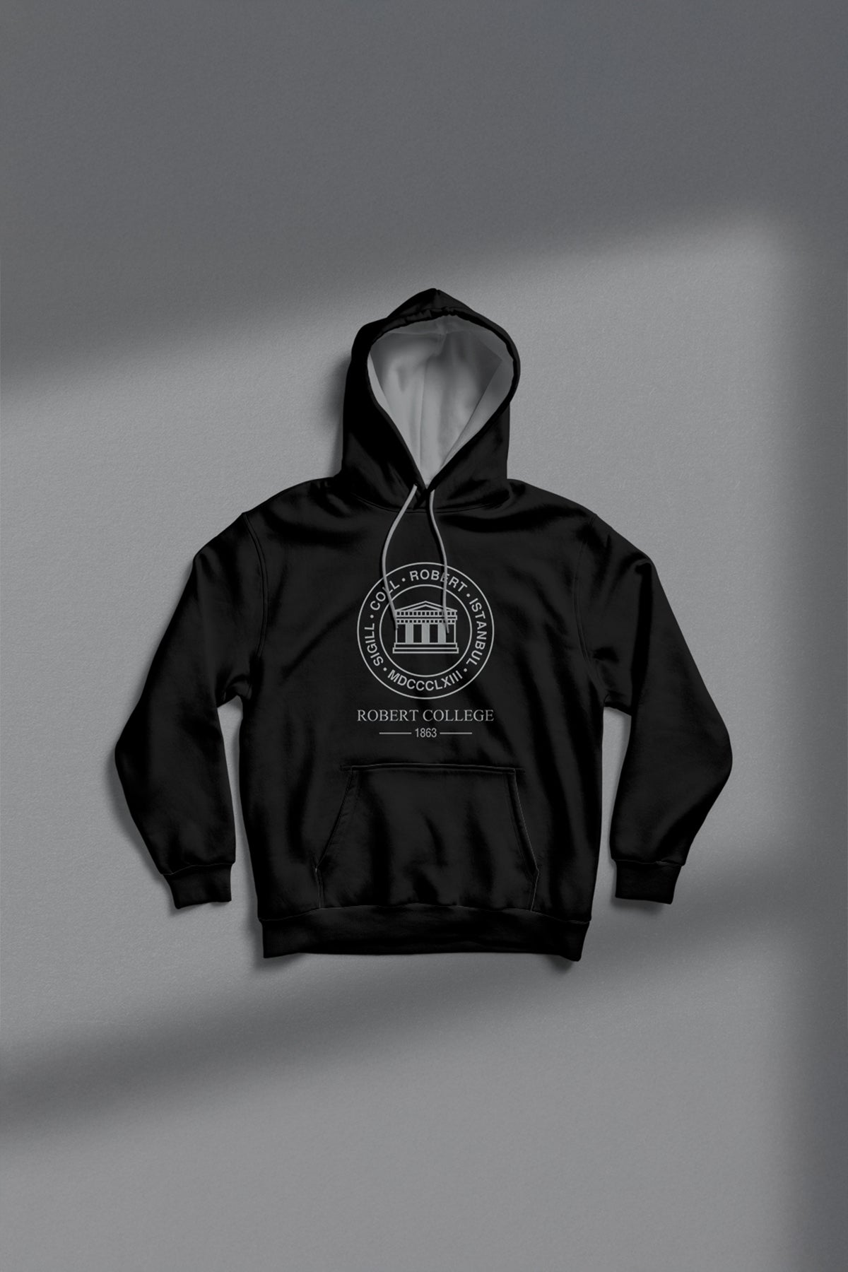 Robert College Logo Hoodie - Black