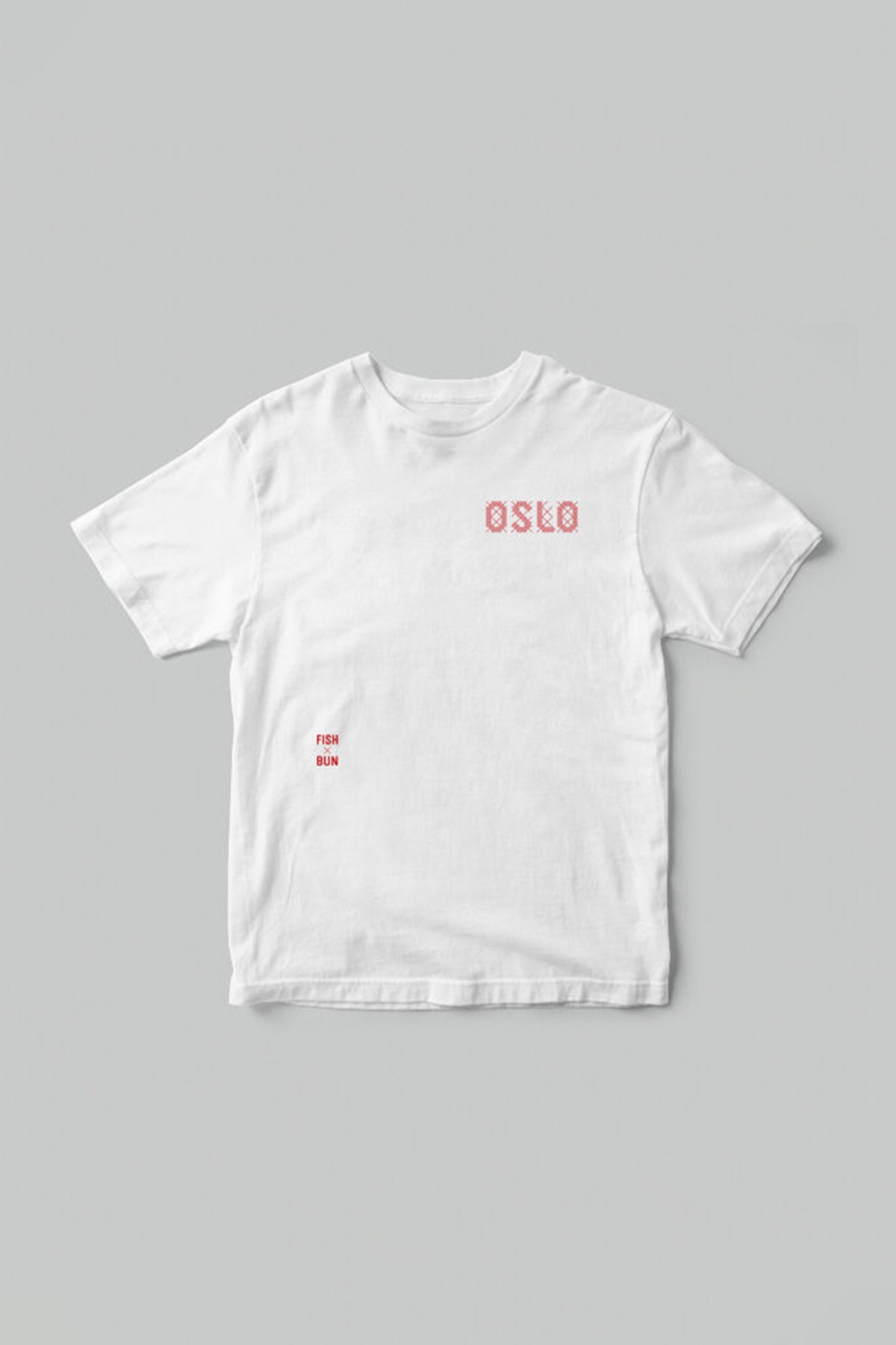 Oslo Fish x Bun T-shirt - White