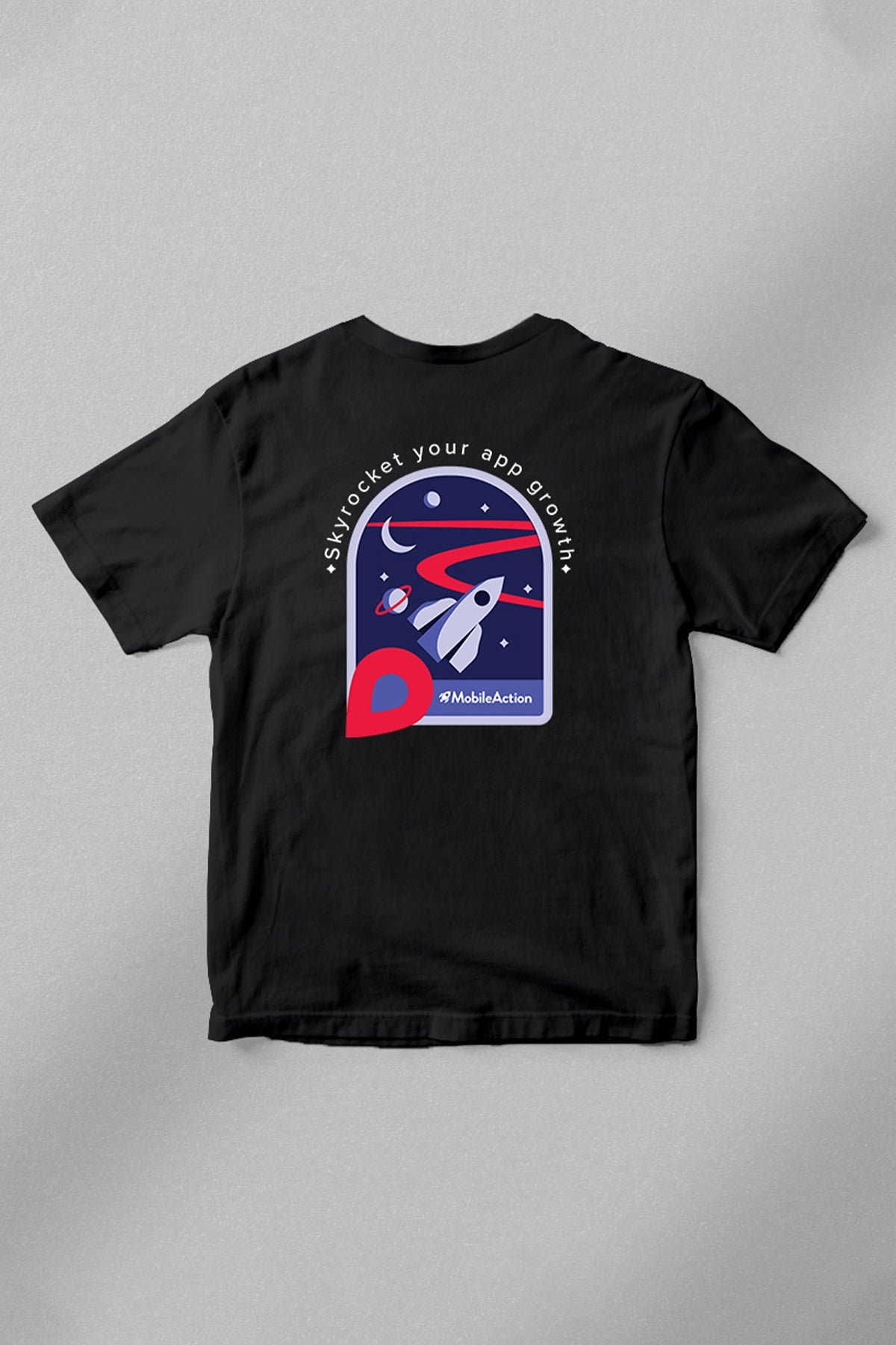 Mobile Action T-shirt - Black