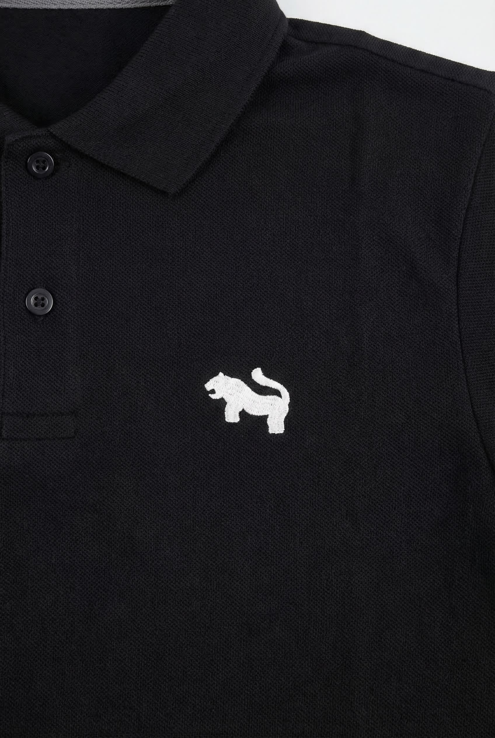 Leartes Studios Polo Yaka T-shirt - Siyah