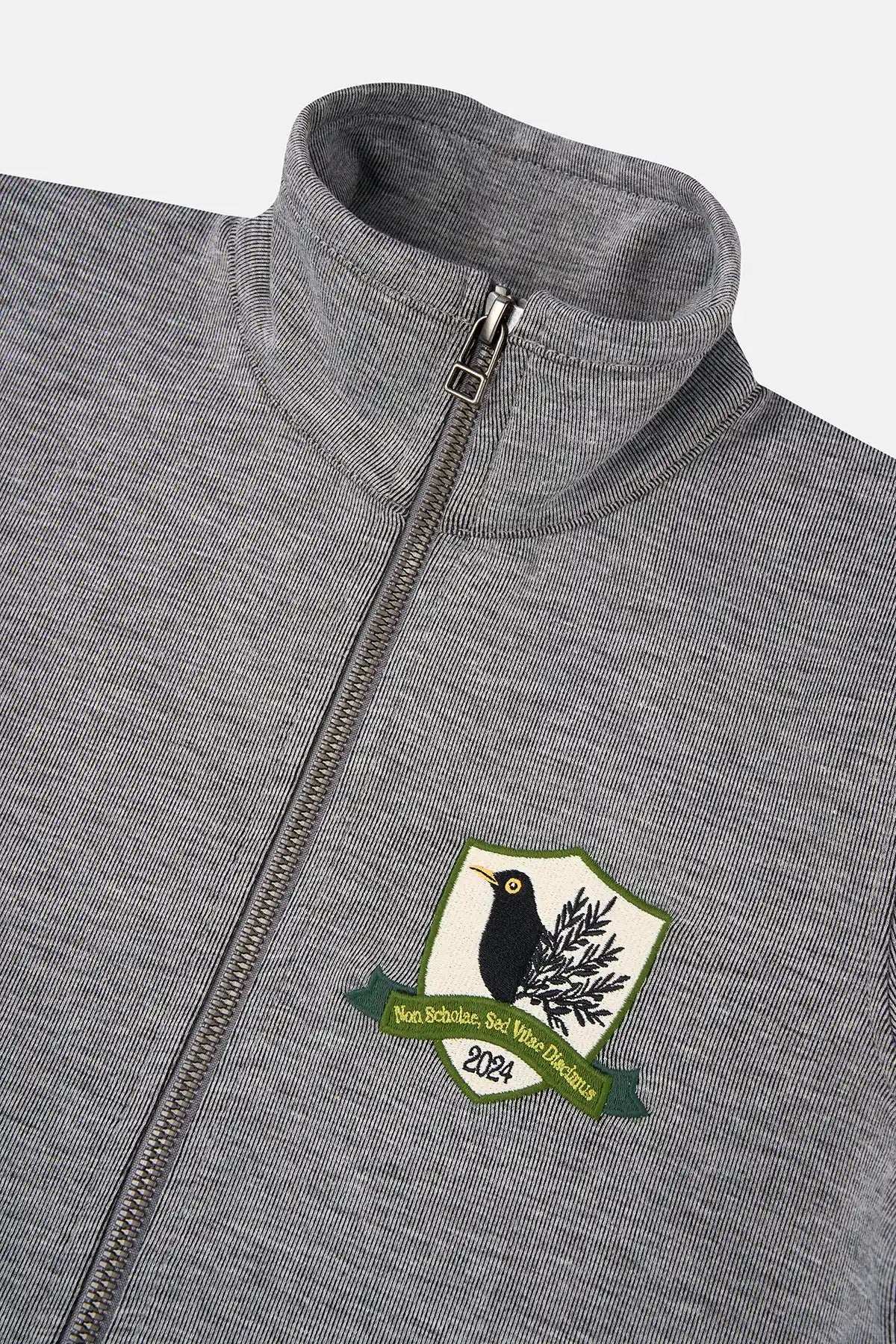 Zeytin Ağacı Full-Zip Sweatshirt - Gray