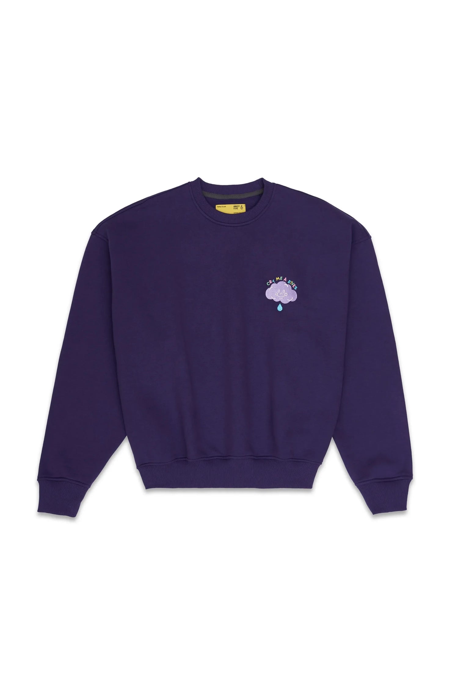 Amnesty Cry Me a River Sweatshirt - Purple